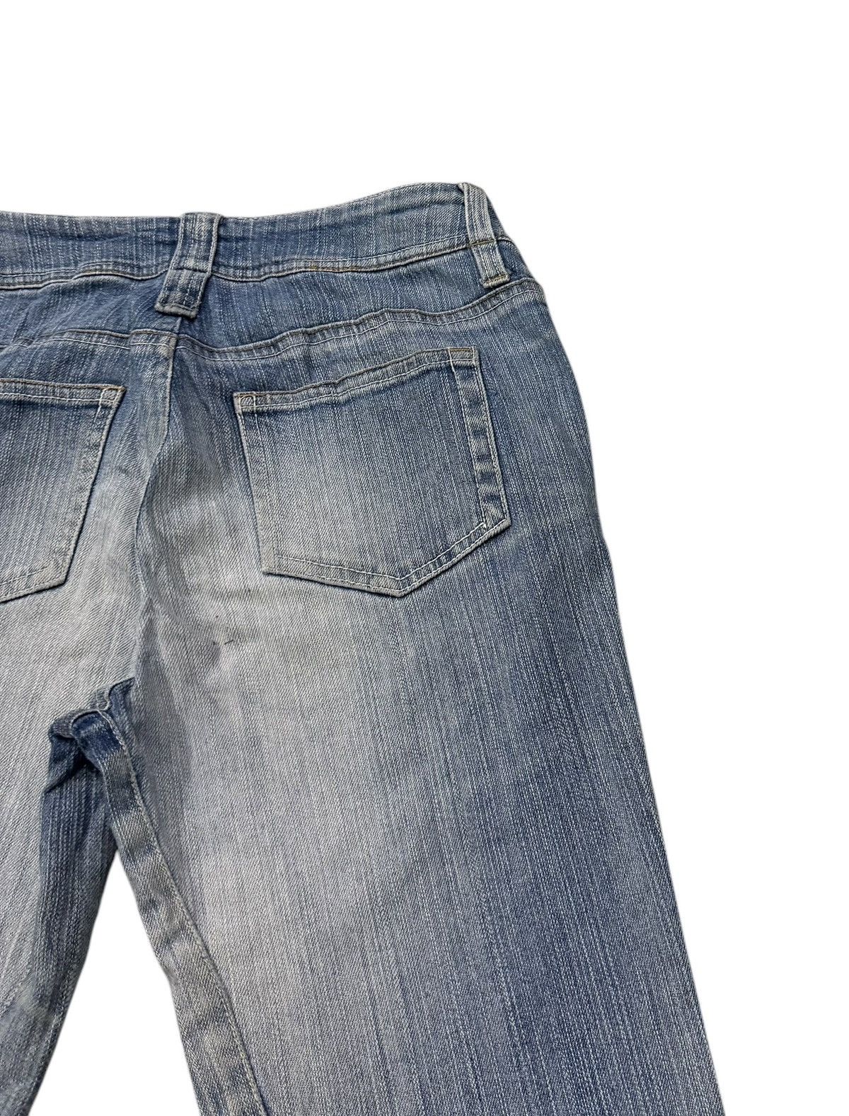 If Six Was Nine Vintage Blancafe Bootcut Distressed Denim Pants Size 28" / US 6 / IT 42 - 10 Thumbnail