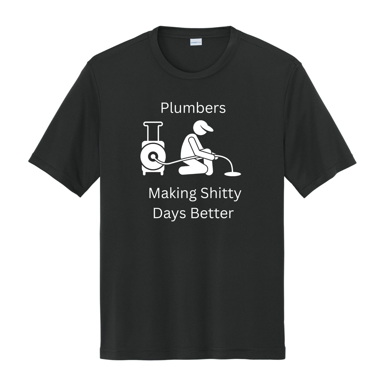 Gildan Funny Plumber Man T-Shirt Plumbers Quote Novelty Shirt Size US L / EU 52-54 / 3 - 4 Thumbnail