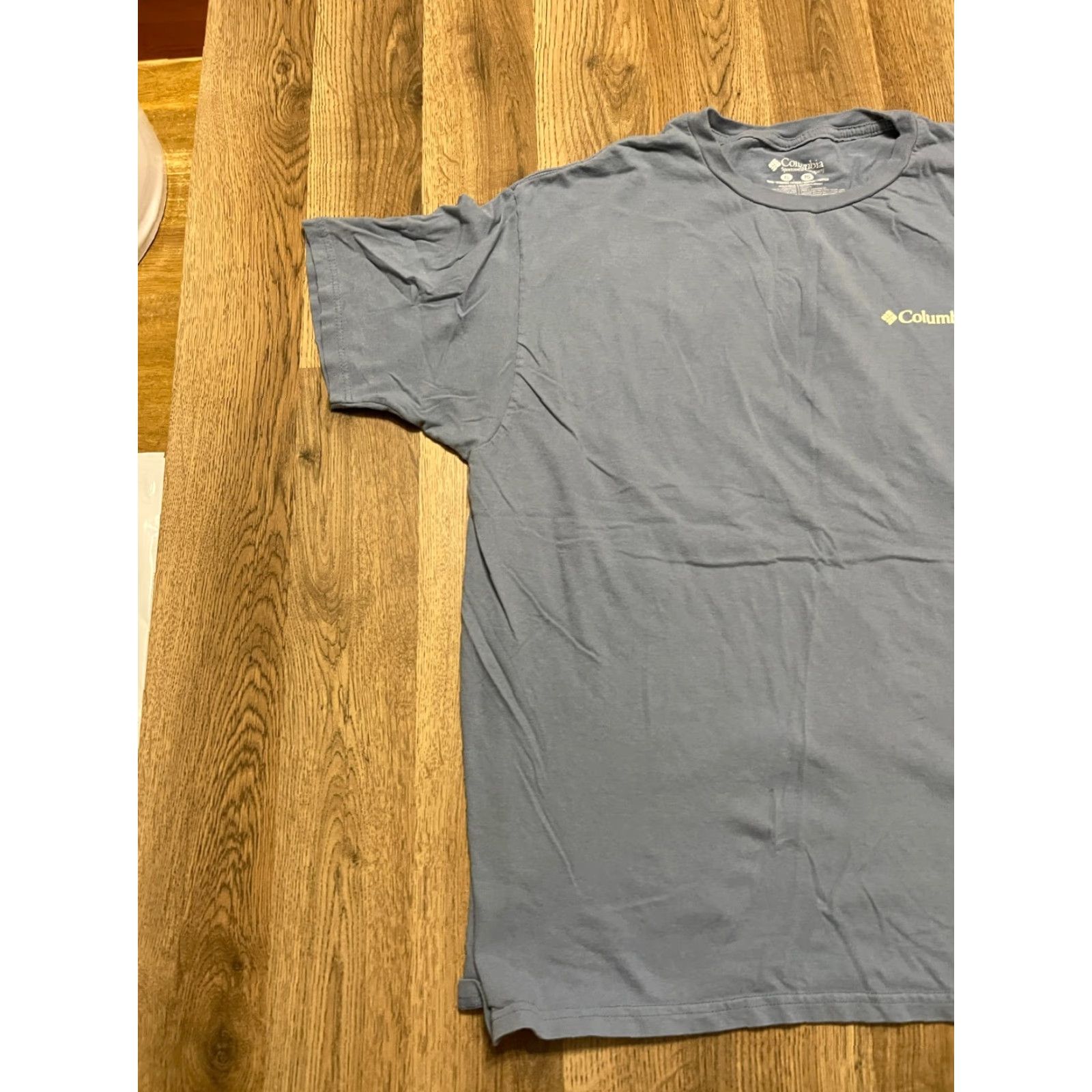 Vintage Columbia Shirt Men XL Blue Columbia Since 1938 Print T-Shirt Short Sleeve Round Neck Casual Modern Basic Regular Fits Size XL / US 12-14 / IT 48-50 - 3 Thumbnail