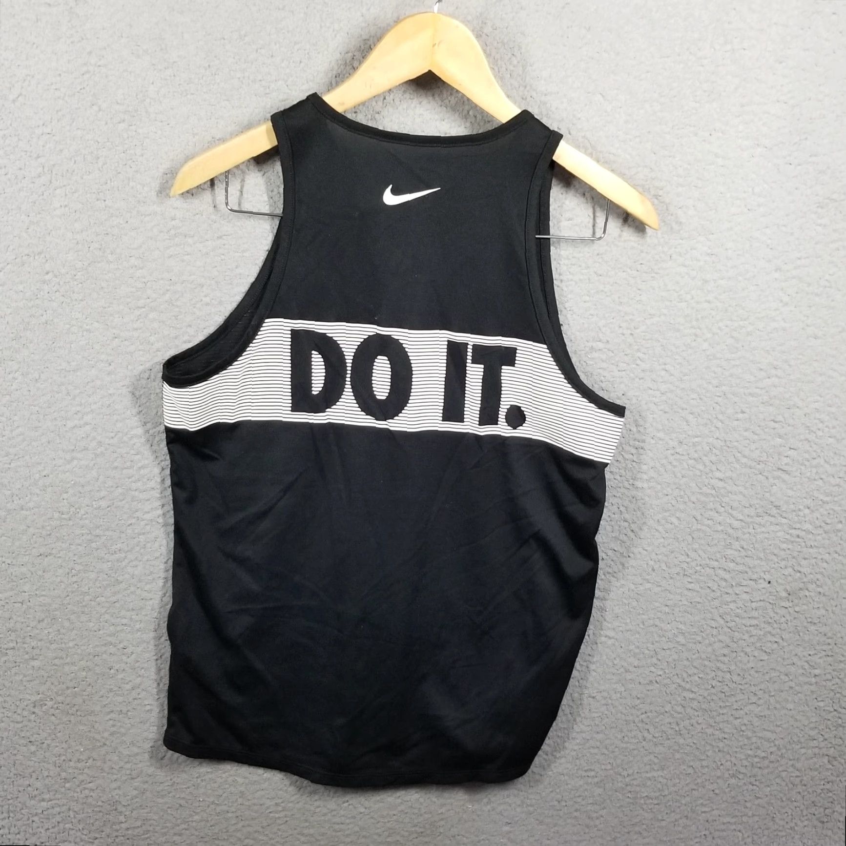 Nike Nike Dri-Fit Tank Top Women Medium Sleeveless Racerback Black - Tennis, Pickleball Shirt, Breathable, Lightweight, Nike Tank Top M Women Size M / US 6-8 / IT 42-44 - 2 Thumbnail