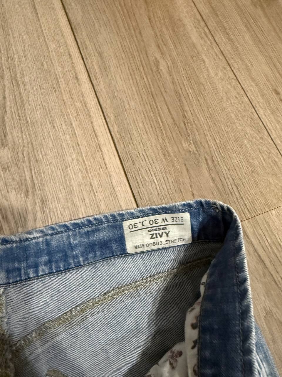 Diesel Diesel Zivy Jeans women W30 L30 Blue Cotton Size 30" / US 8 / IT 44 - 4 Thumbnail