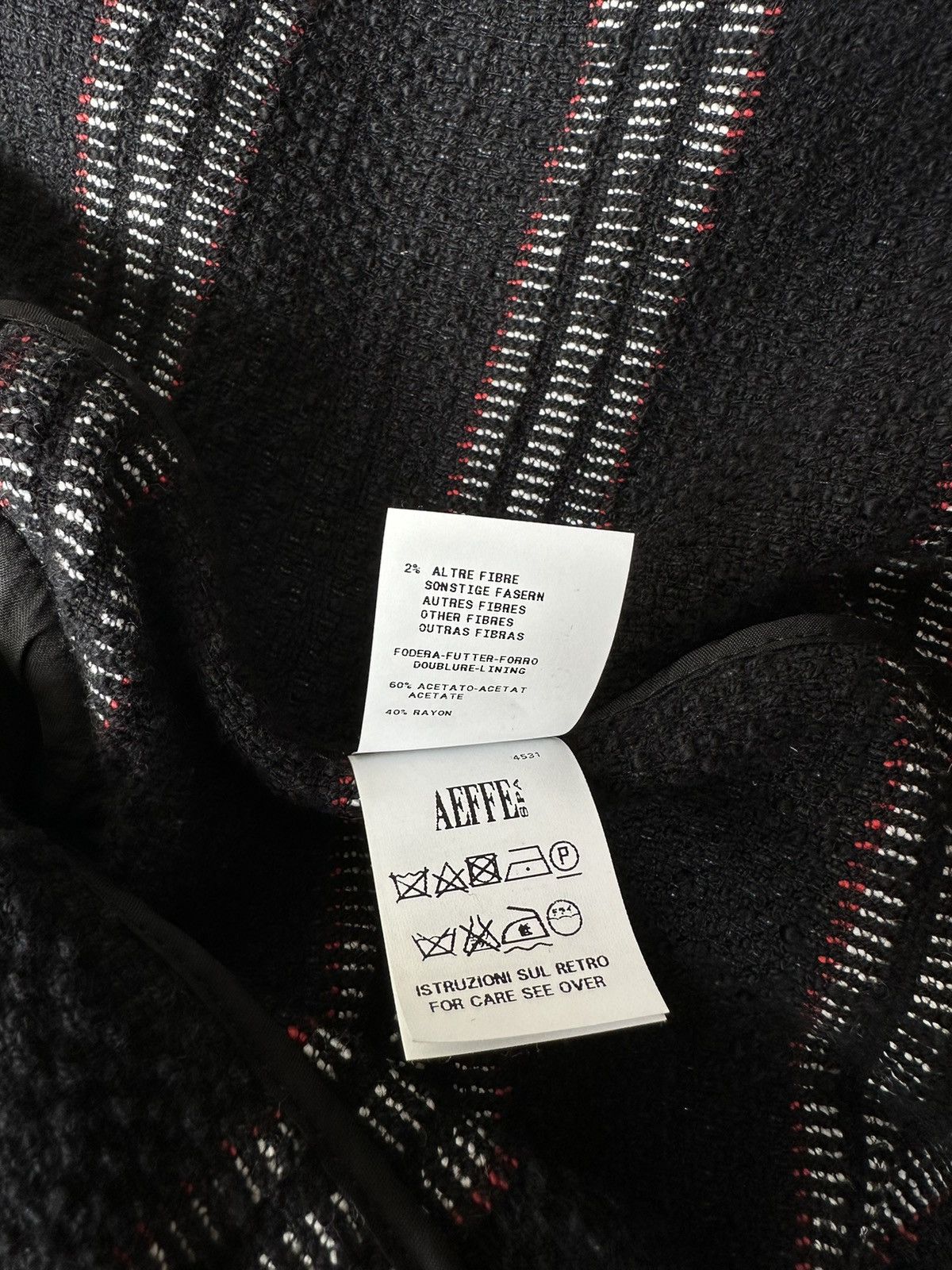 Moschino MOSCHINO BOUTIQUE Tweed Blazer Jacket Lace Embroidery Size M / US 6-8 / IT 42-44 - 21 Thumbnail