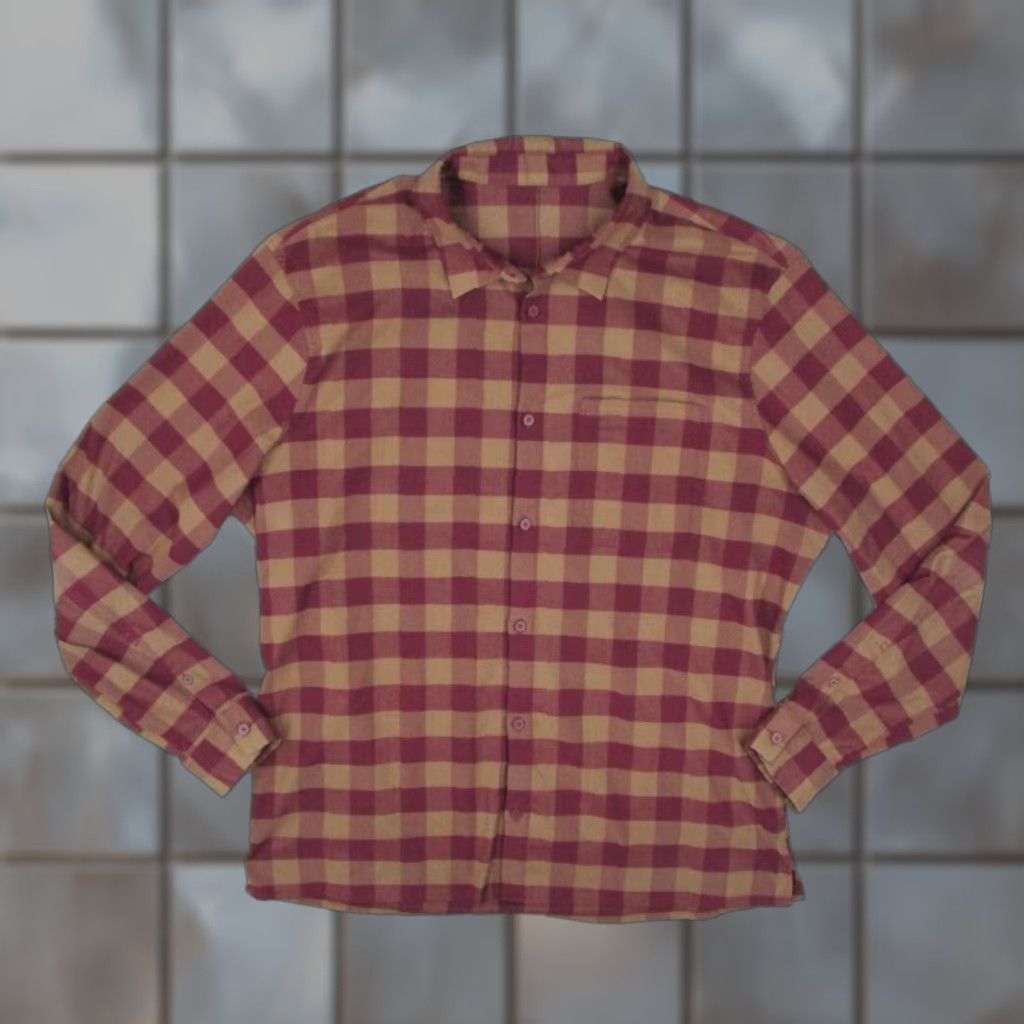 Lululemon Lululemon Shirt Mens XL Red Check Peak Flannel Button Up Long Sleeve Size US XL / EU 56 / 4 - 1 Thumbnail