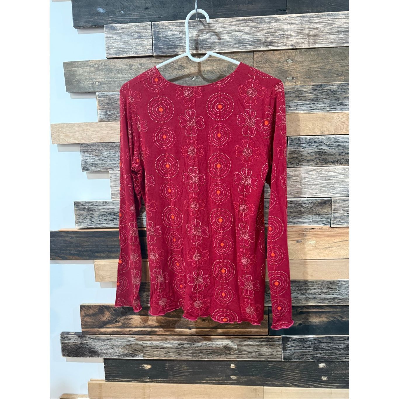 Guru Gudrun Sjödén long-sleeve top boho lagenlook size Medium Size M / US 6-8 / IT 42-44 - 2 Thumbnail