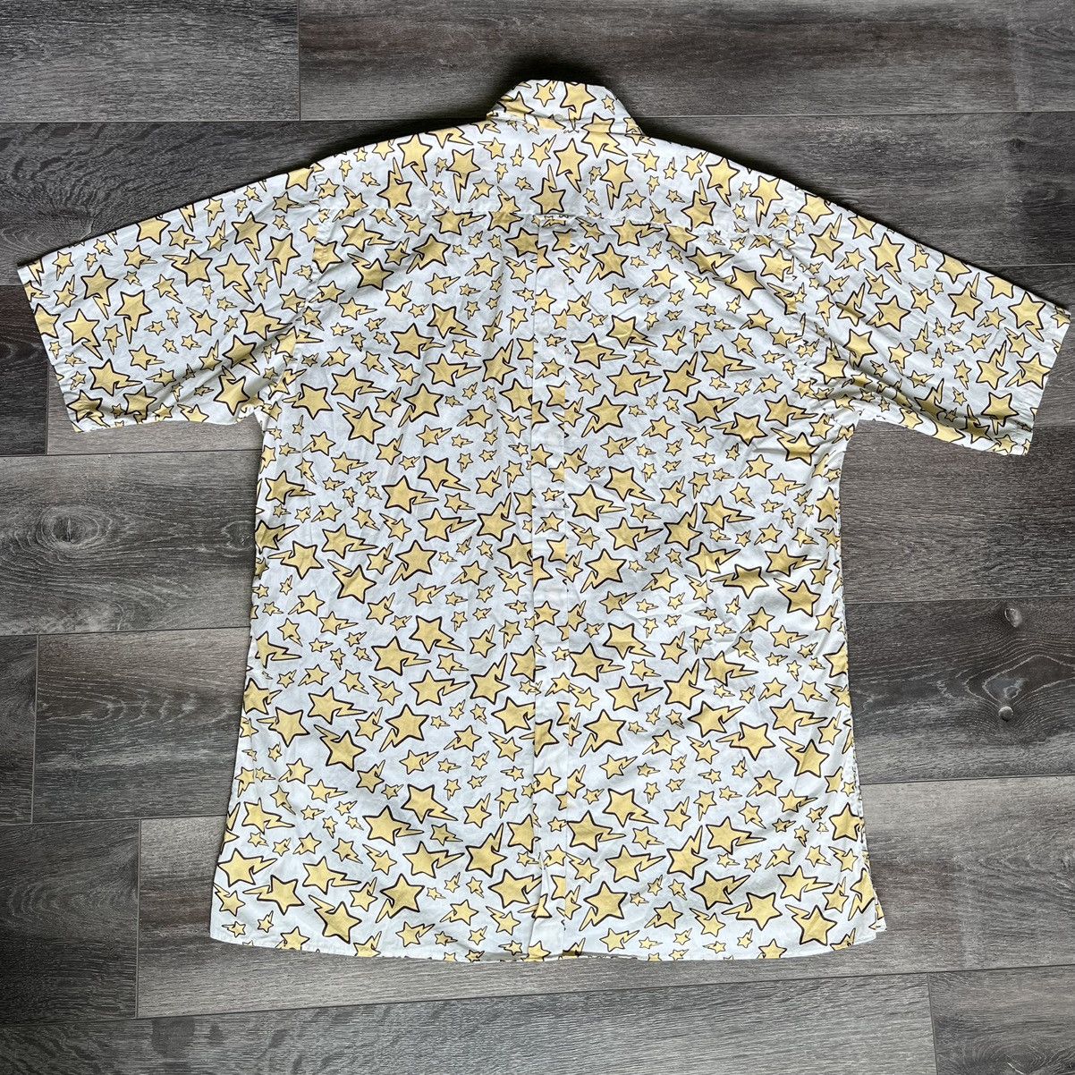 Bape Rare OG A Bathing Ape Bape Sta All Over Logo Button Up Shirt Size US XL / EU 56 / 4 - 2 Thumbnail