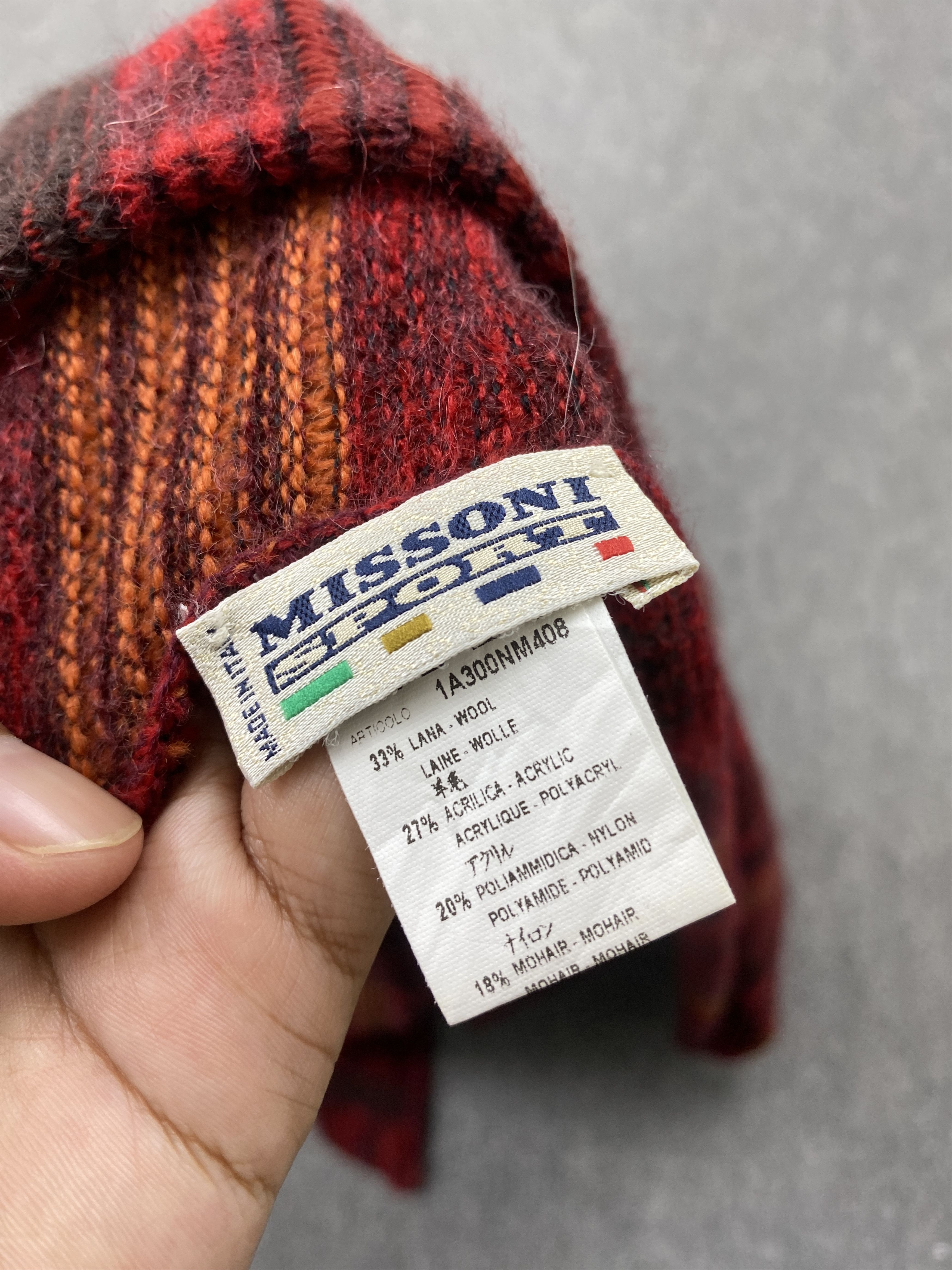 Missoni × Vintage Missoni Sport Made In Italy Scarf Muffler SC0133 Size ONE SIZE - 5 Thumbnail
