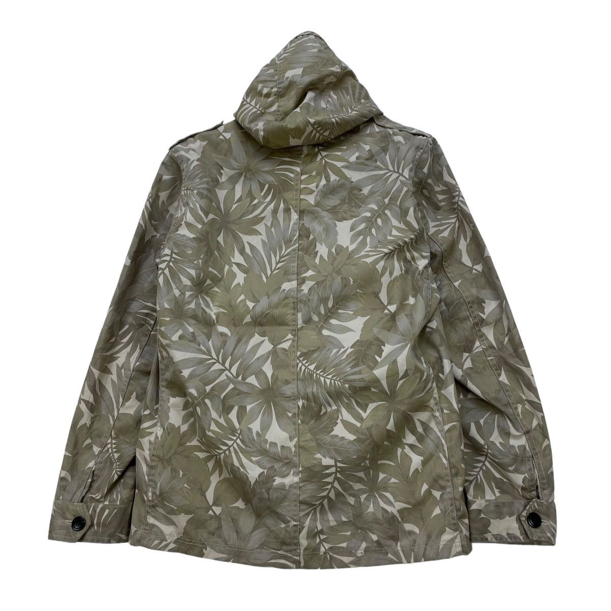Designer × Japanese Brand Back Number FullPrint Floral Hooded Jacket Size M / US 6-8 / IT 42-44 - 2 Thumbnail