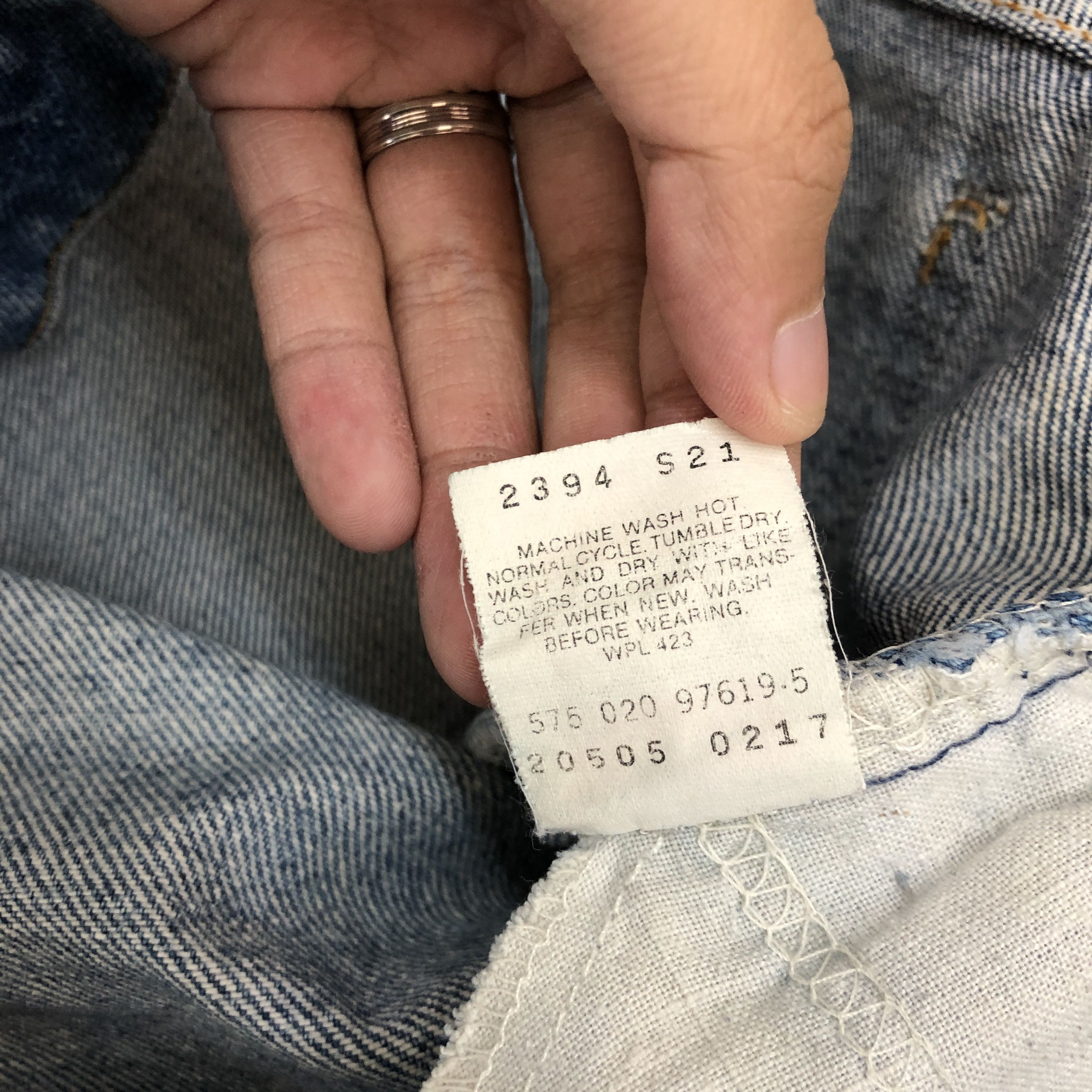 Levi's Vintage 90s Levis Jeans Orange Tabs Levis 505 Denim Pants Size US 38 / EU 54 - 10 Thumbnail