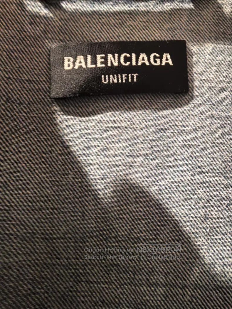 Balenciaga Balenciaga Denim Jacket Size US XS / EU 42 / 0 - 3 Thumbnail