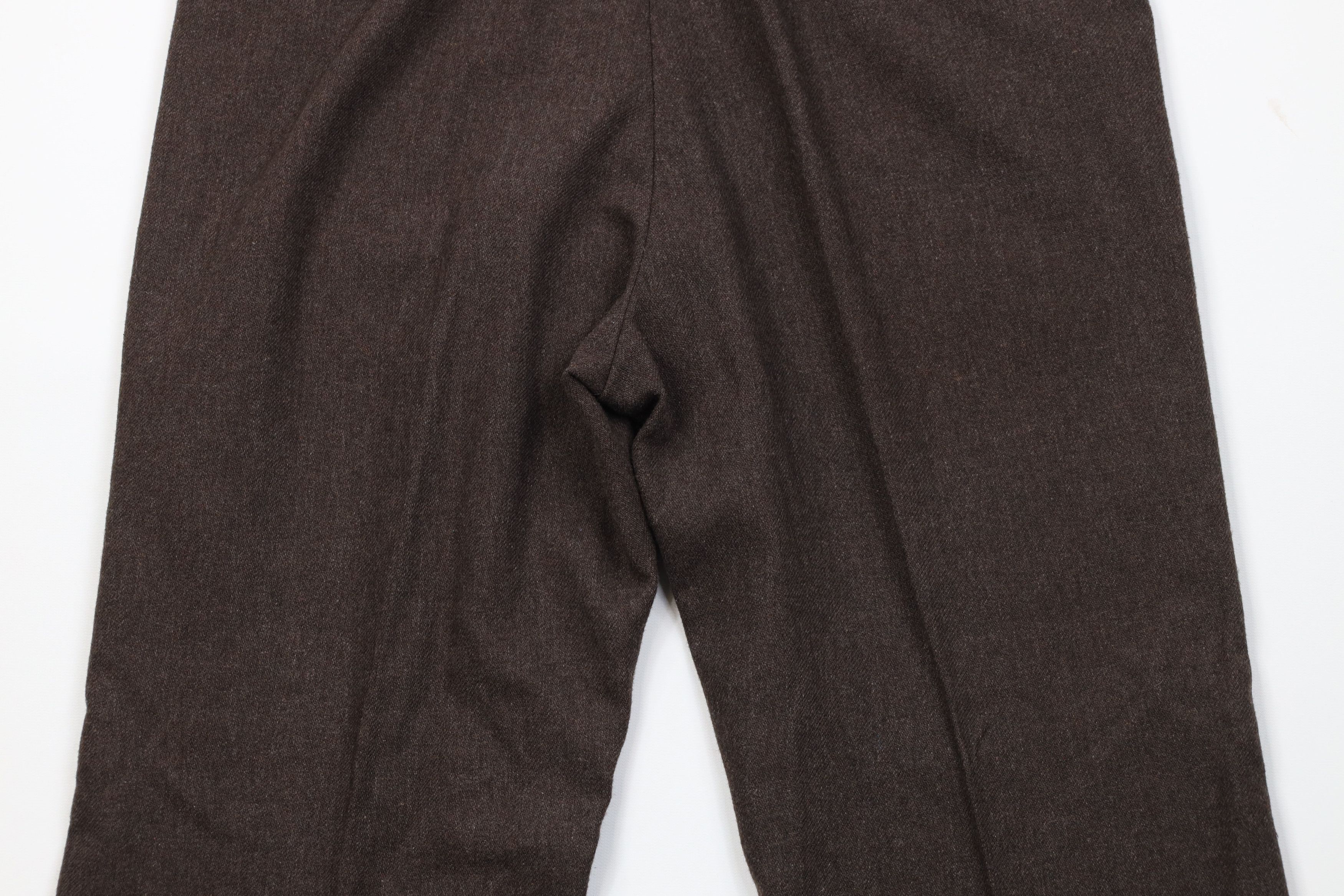 Vintage Vintage 70s Streetwear Tweed Flared Wide Leg Chino Pants USA Size US 34 / EU 50 - 12 Thumbnail