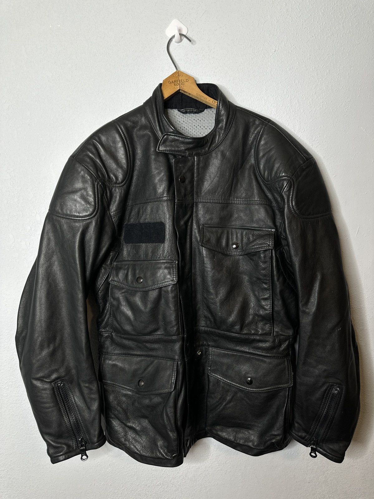 BMW Motorrad Mens Leather Motorcycle Jacket Designed Dainese