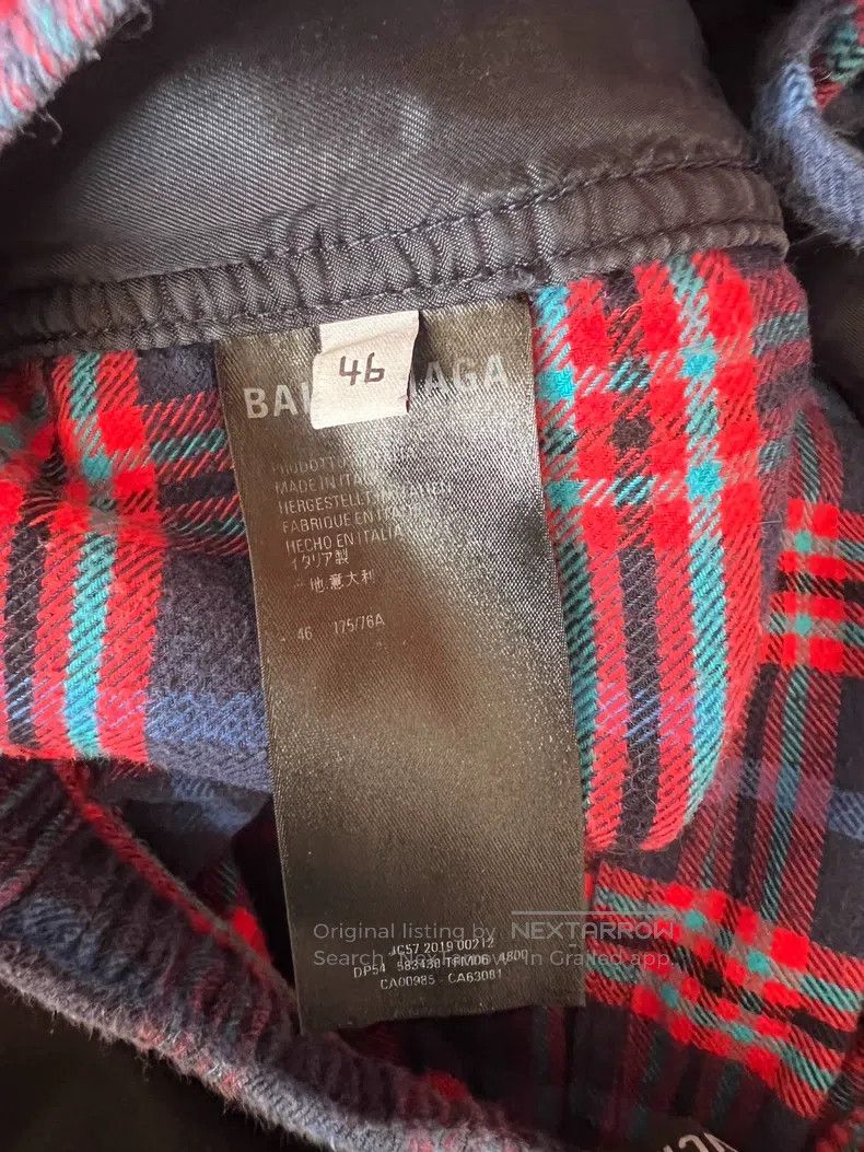 Balenciaga Balenciaga size M Flannel pants Size US 30 / EU 46 - 3 Thumbnail