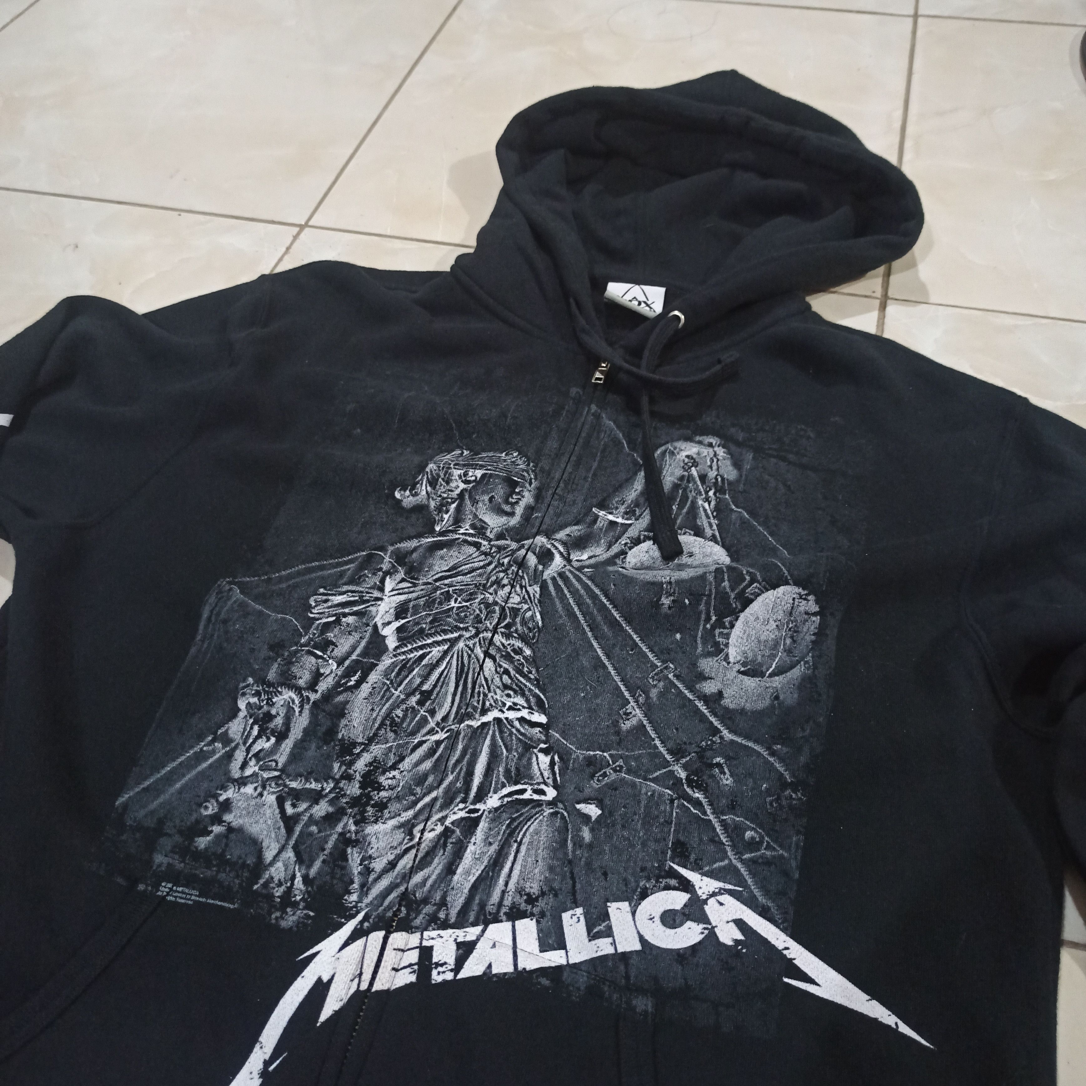 Band Tees × Metallica Metallica Justice Hoodie ZipUp vtg Size US M / EU 48-50 / 2 - 5 Thumbnail