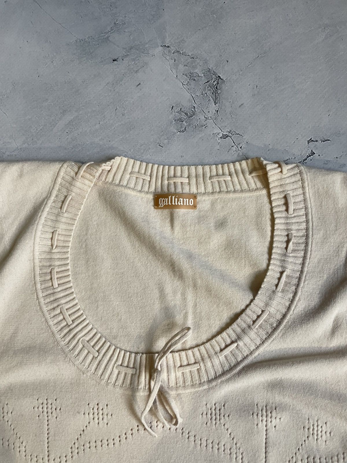 John Galliano Galliano Mesh Blouse Size M / US 6-8 / IT 42-44 - 2 Thumbnail