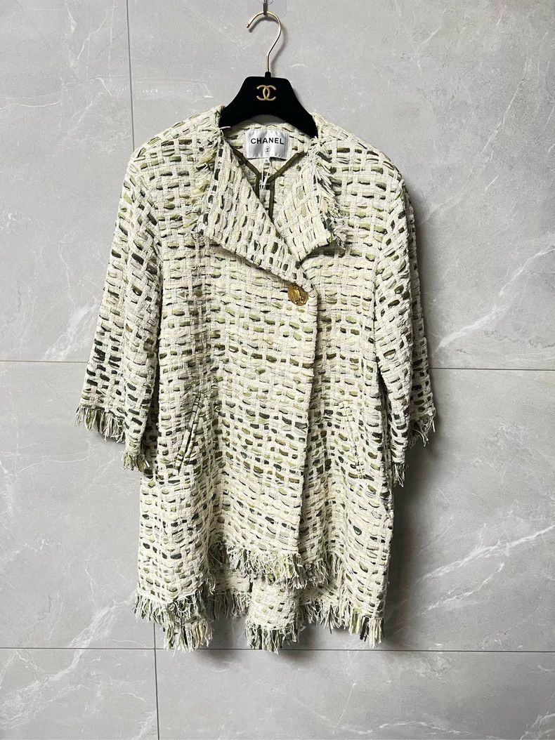 Chanel Chanel Greek Collection Fringe Woven Jacket- DMC Size US S / EU 44-46 / 1 - 1 Thumbnail