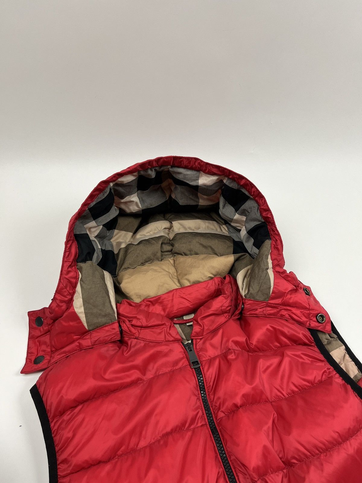Burberry Burberry Brit Down Puffer Hooded Vest Size US S / EU 44-46 / 1 - 9 Thumbnail