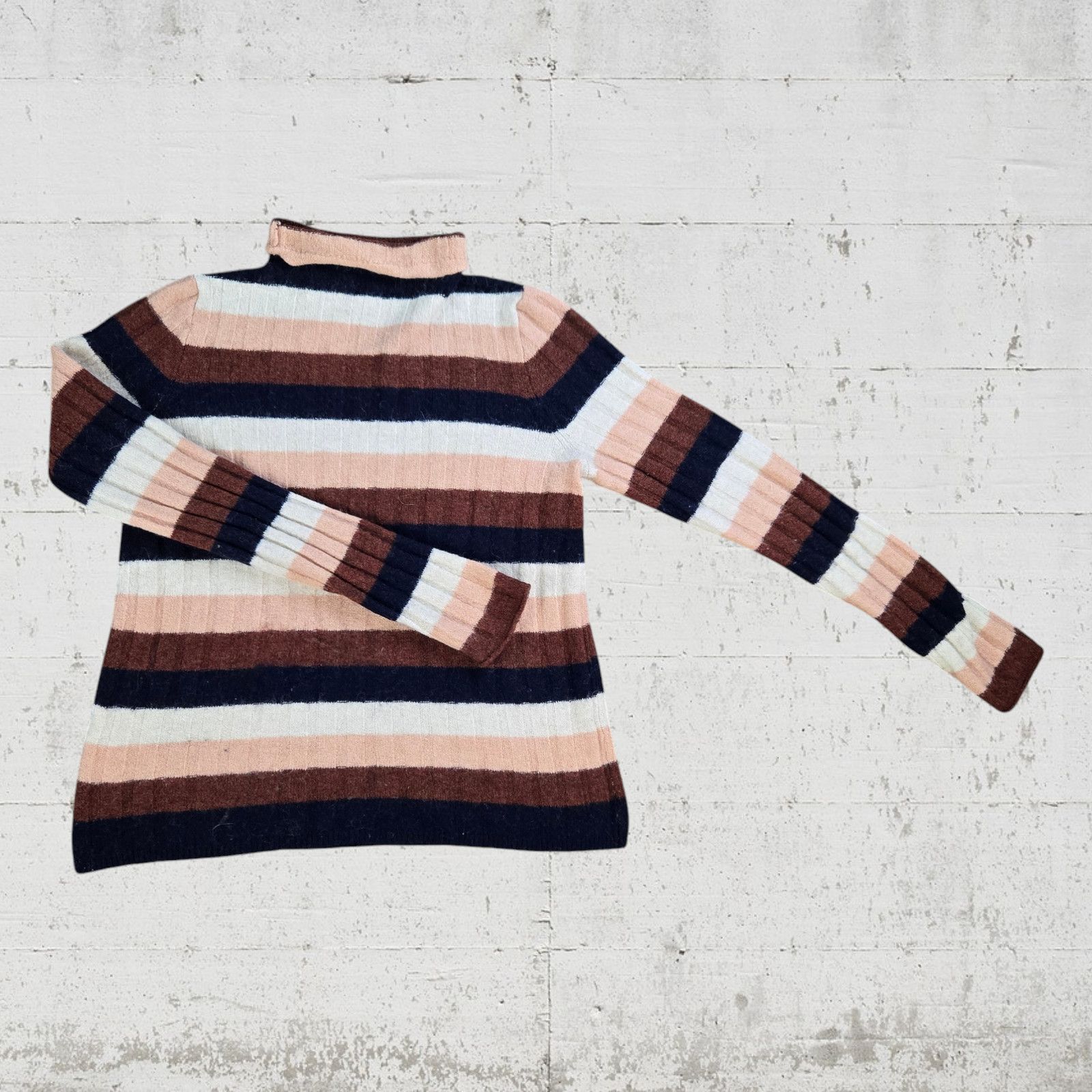 Madewell Madewell Striped Turtleneck Sweater Size Small Size S / US 4 / IT 40 - 7 Thumbnail