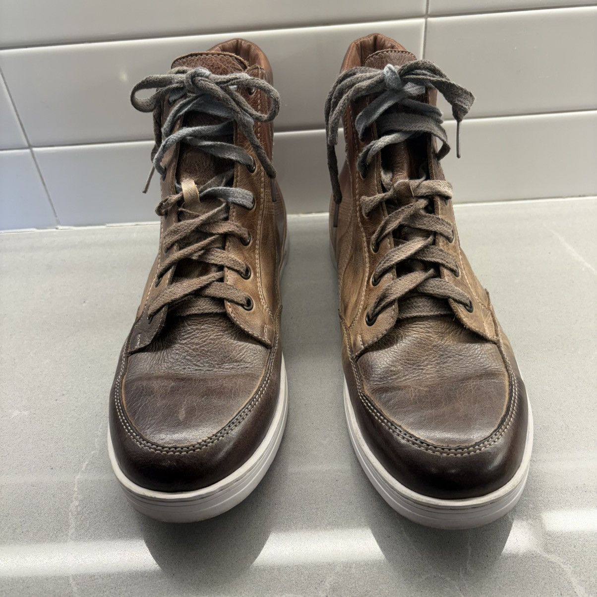Bed Stu BED STU Tan Lordmind Hightop Leather Sneakers Size US 10.5 / EU 43-44 - 7 Thumbnail