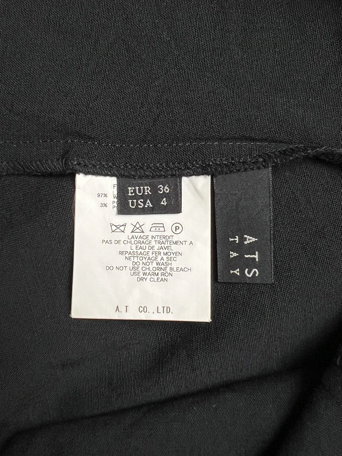 ATSURO TAYAMA ATSURO TAYAMA Black Tops Size XS / US 0-2 / IT 36-38 - 11 Thumbnail