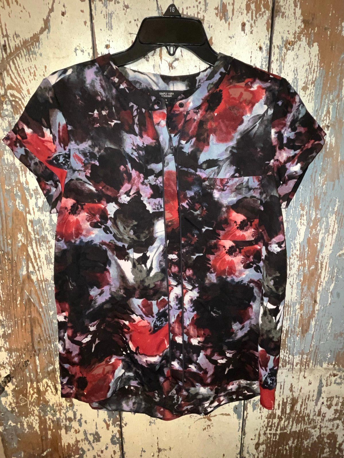 Designer Simply Vera Wang blouse, size Small Size S / US 4 / IT 40 - 1 Thumbnail