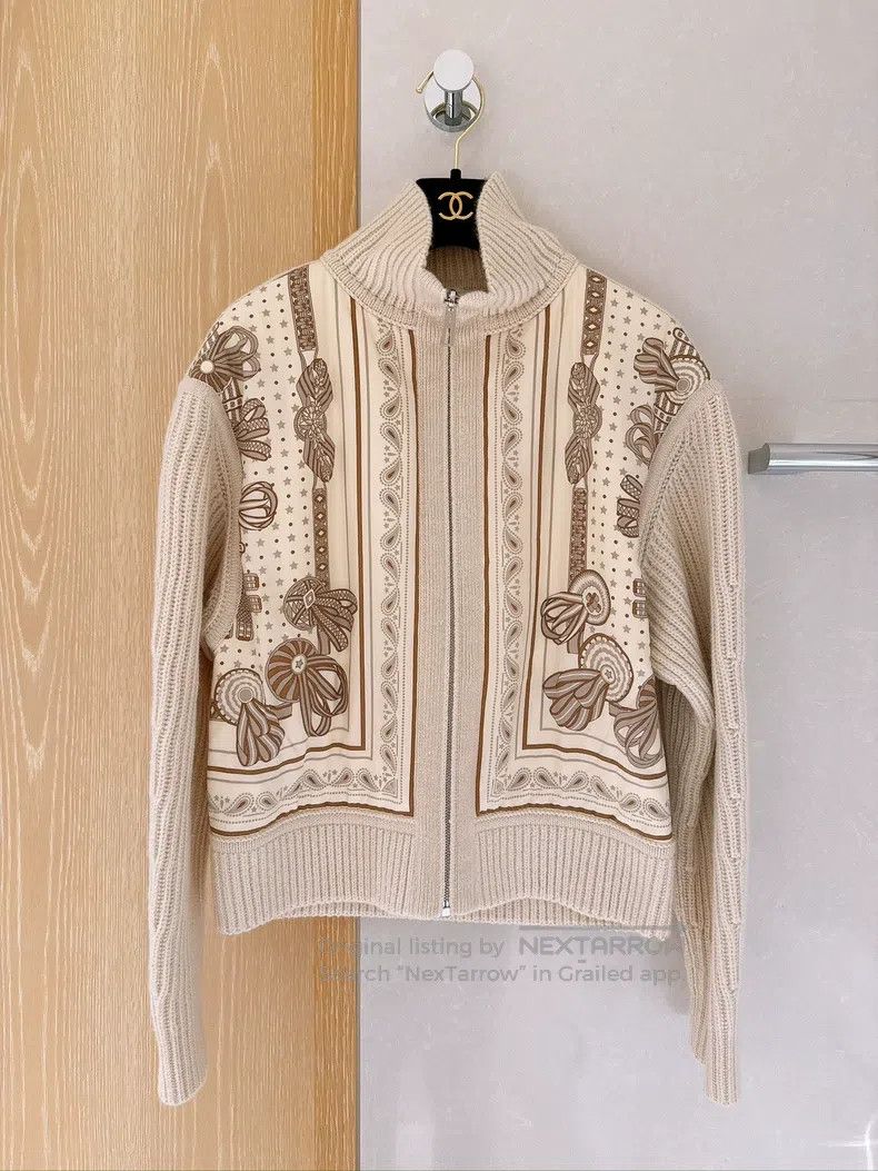 Hermes Hermes Grand Celebration Series Silk Printed Cashmere Open Size XXS / US 00 / IT 34 - 1 Thumbnail