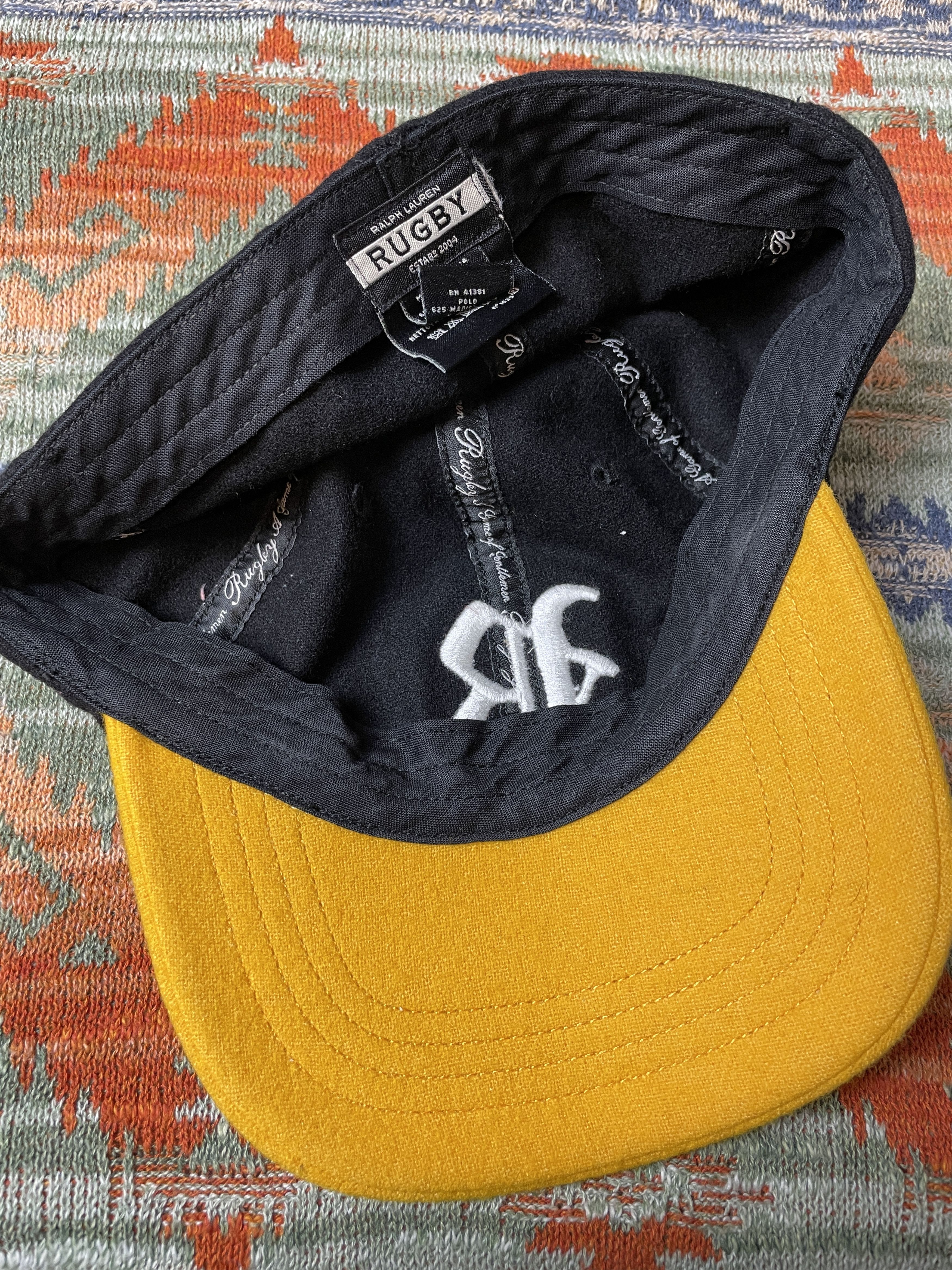 Ralph Lauren × Rugby Ralph Lauren Ralph Lauren Rare Leather Baseball Hat cap Size ONE SIZE - 5 Thumbnail