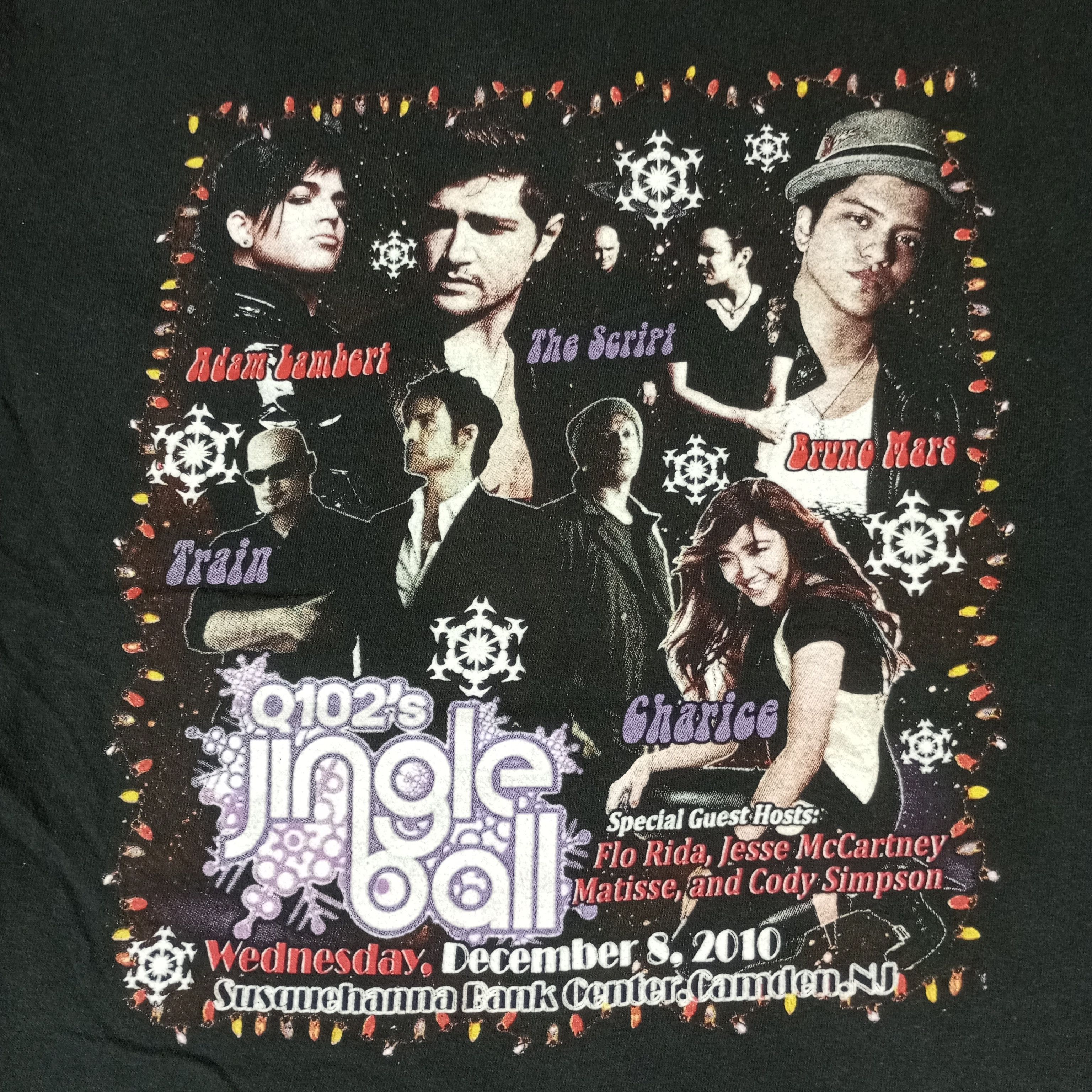 Band Tees × Justin Bieber × Vintage Jingle Ball Justin Bieber Salena Gomez Singer Music Tshirt Size US M / EU 48-50 / 2 - 4 Thumbnail