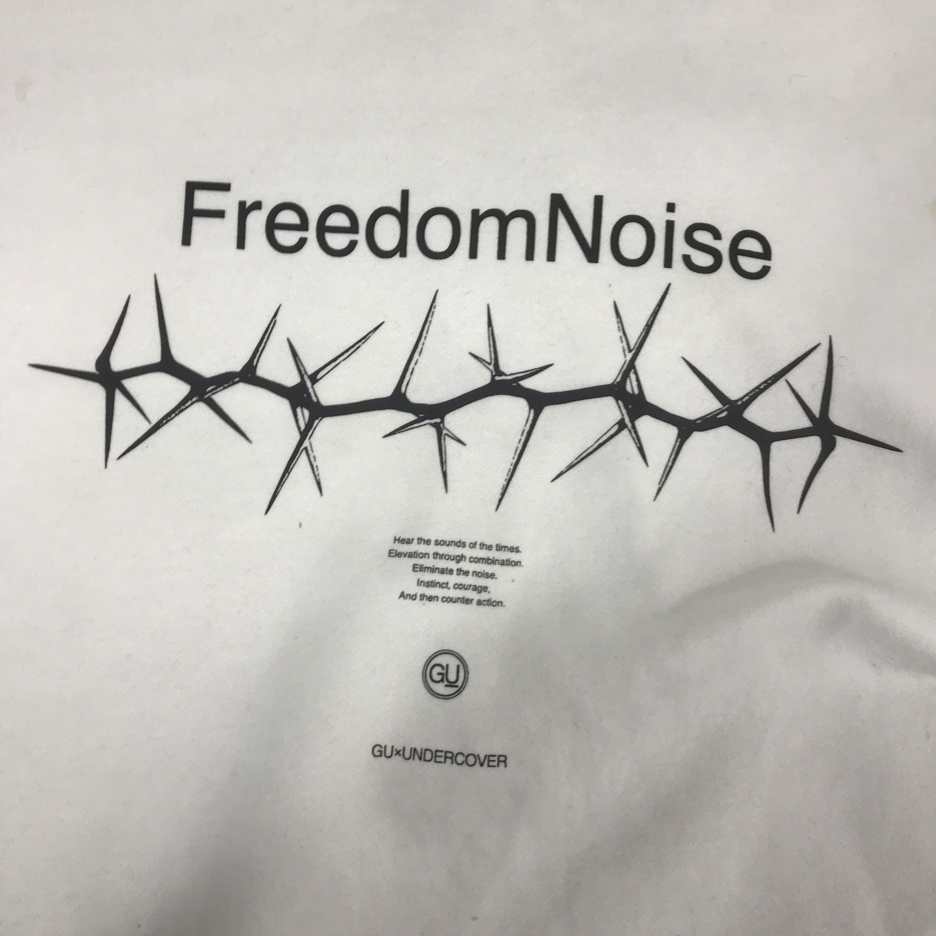 GU × Undercover UNDERCOVER FREEDOM NOISE SWEATSHIRT K76B17 Size US L / EU 52-54 / 3 - 10 Thumbnail