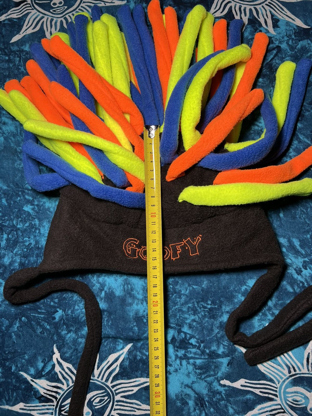 Vintage 🔥DREADLOCK GOOFY DISNEY STYLE KNITTED BEANIE HAT Size ONE SIZE - 8 Thumbnail