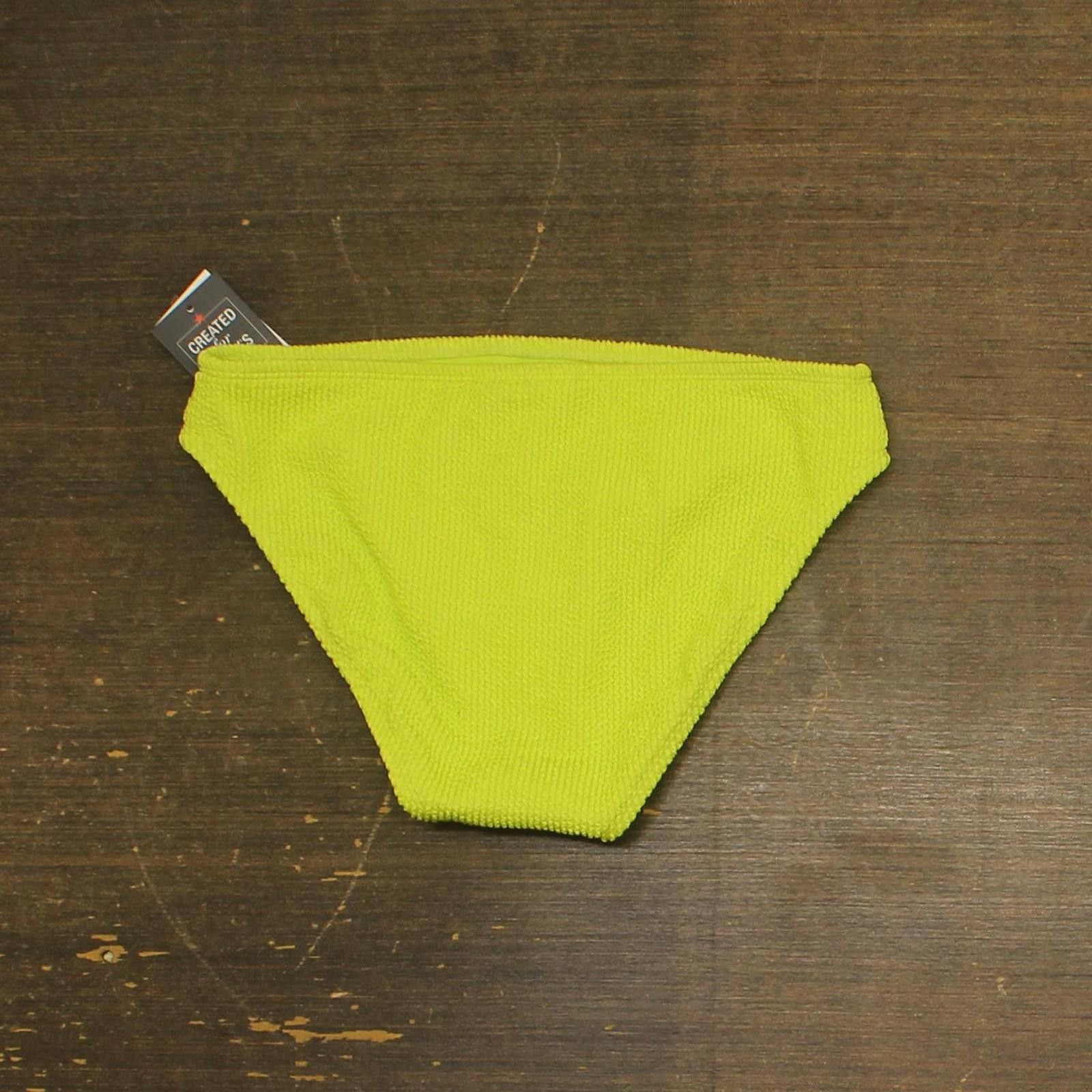 Bar III Nwt Bar Iii Bikini Swim Bottom Mbbg24551 Sunny Lime Green S Size ONE SIZE - 2 Thumbnail