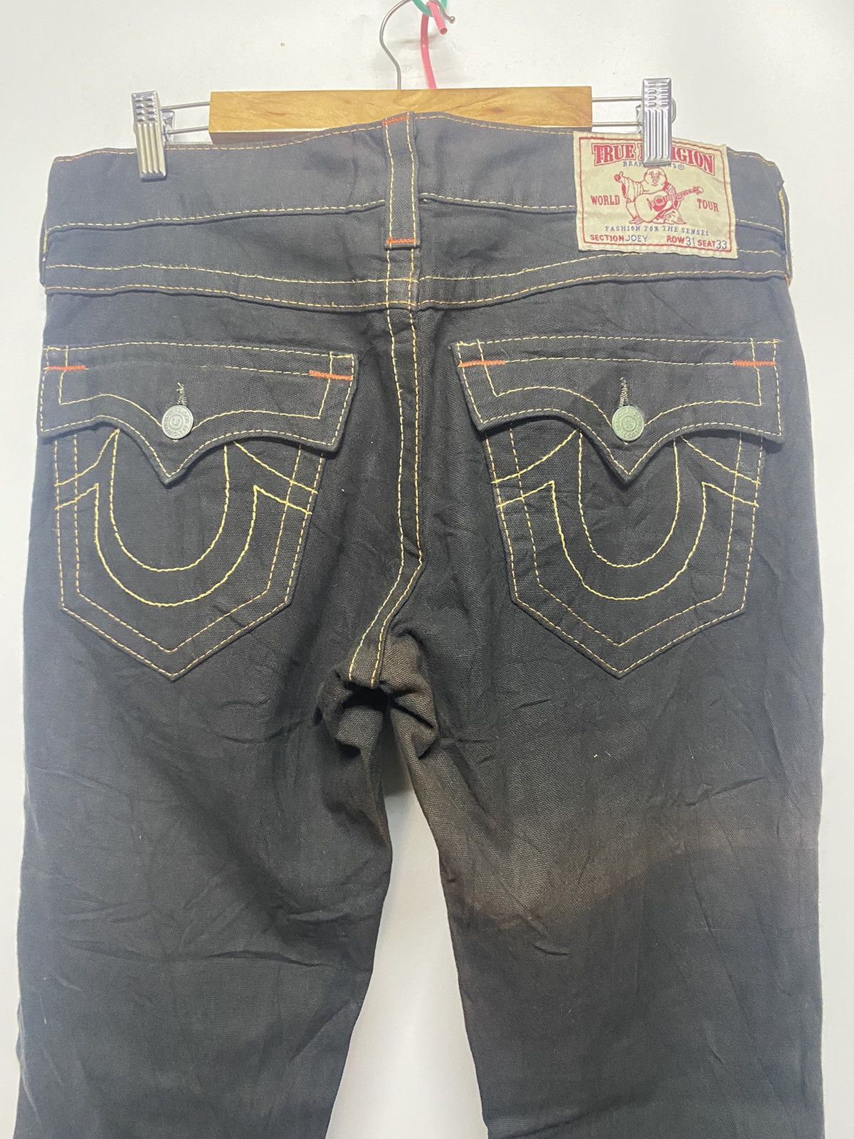 True Religion × Vintage True Religion Joey Denim Jeans Flare Bootcut Size 36" / US 14 / IT 50 - 5 Thumbnail