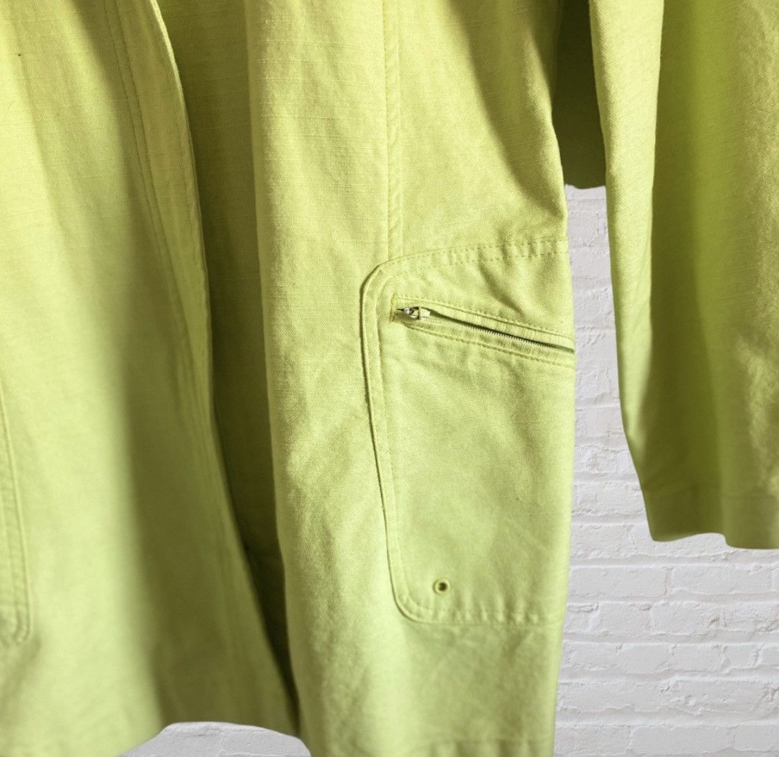 Other LIME GREEN ZIPPER BUTTON UP JACKET WITH POCKETS Size M / US 6-8 / IT 42-44 - 7 Thumbnail