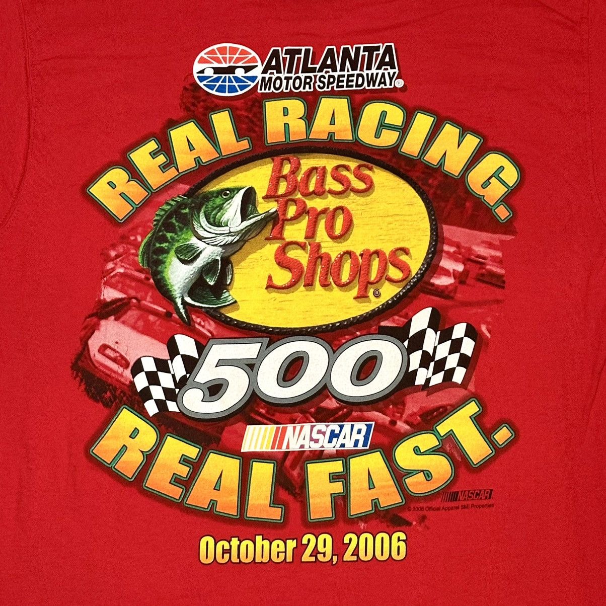Bass Pro Shops × NASCAR 2006 - Bass Pro Shops 500 - NASCAR TSHIRT Size US M / EU 48-50 / 2 - 4 Thumbnail