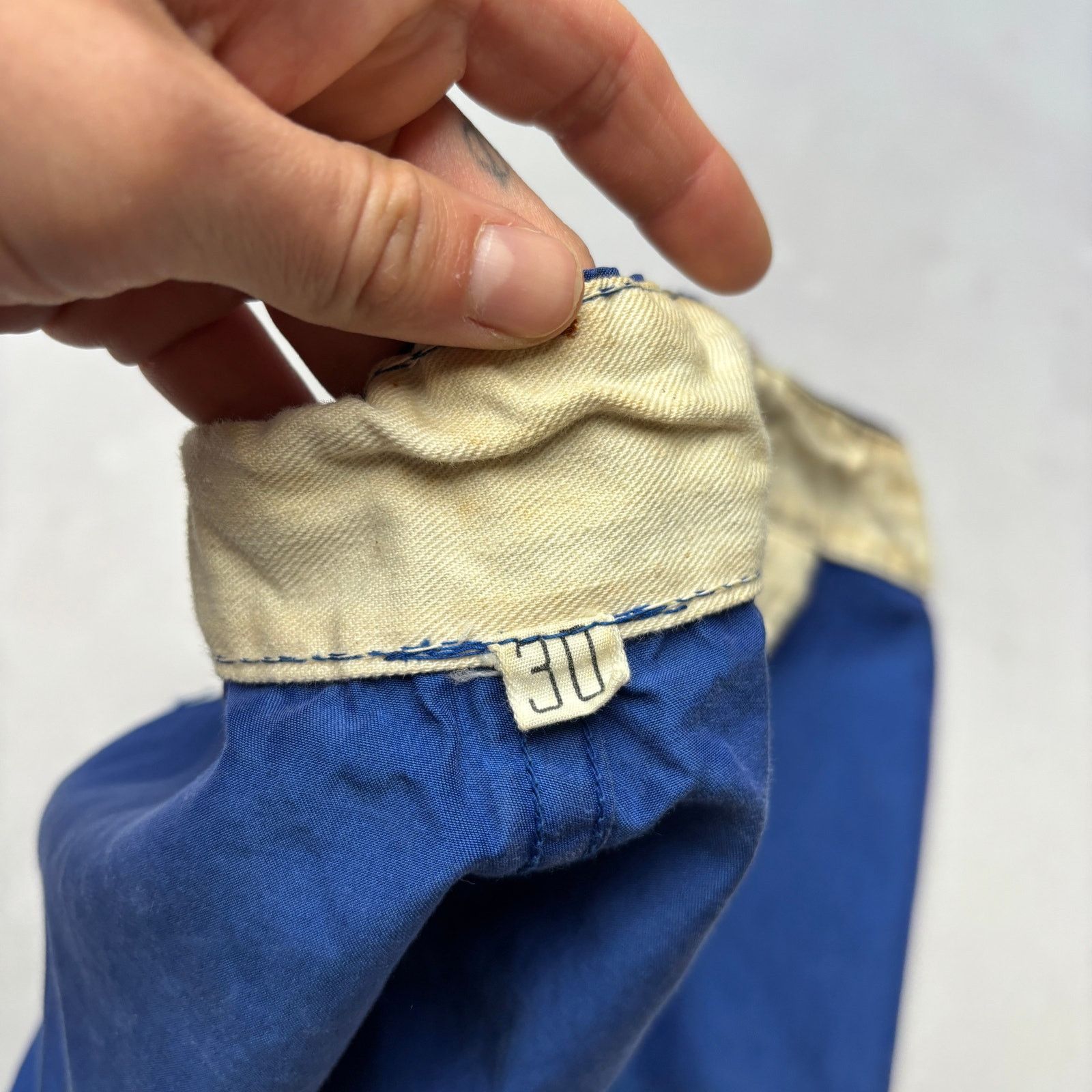 Vintage Vintage 40s 50s Satin Rayon Athletic Shorts Rockabilly 30 Size US 30 / EU 46 - 4 Thumbnail
