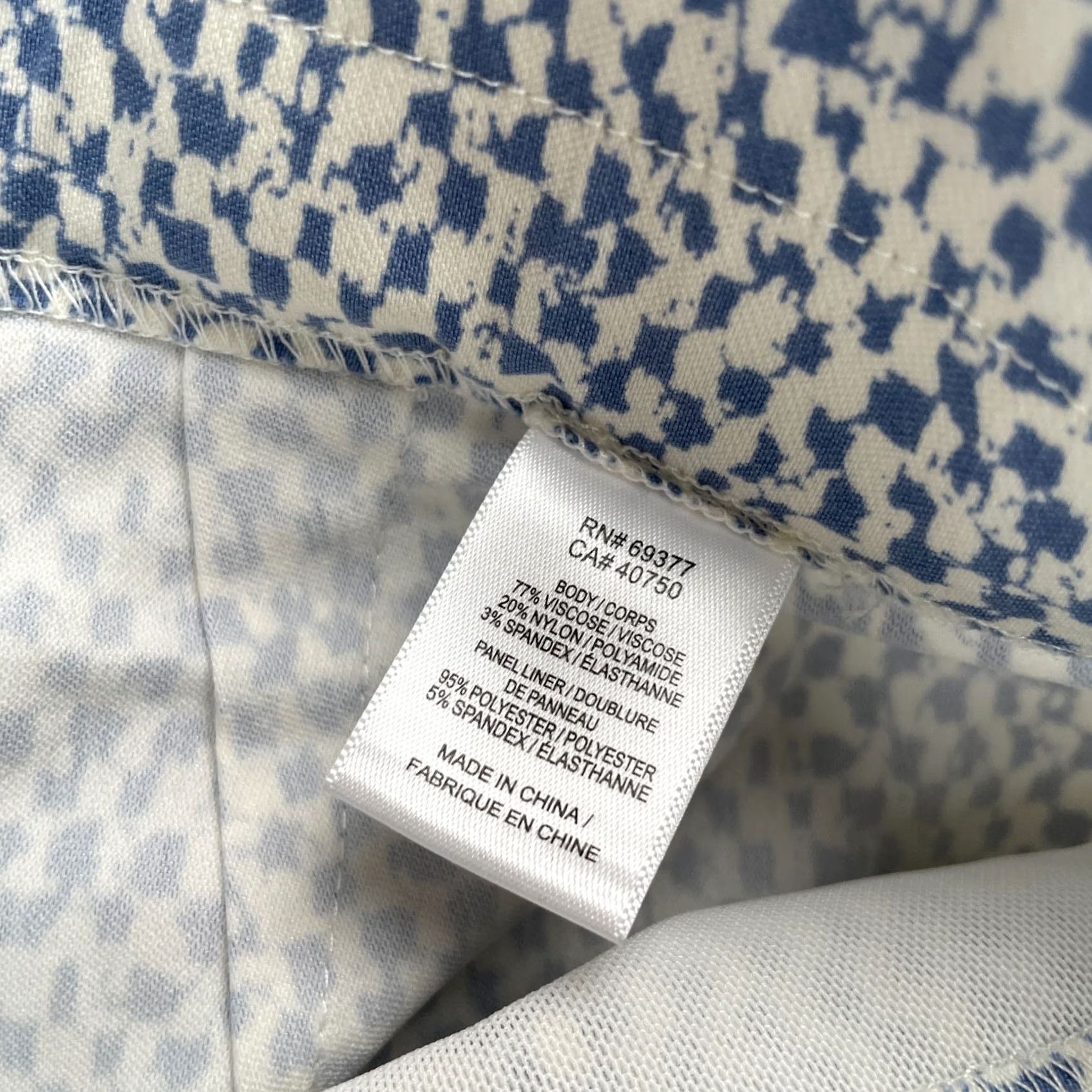 Vintage WynneLayers Pants Womens 10 White Dress Gingham Stretch Straight Leg Formal AOP Pants Size 30" / US 8 / IT 44 - 4 Thumbnail