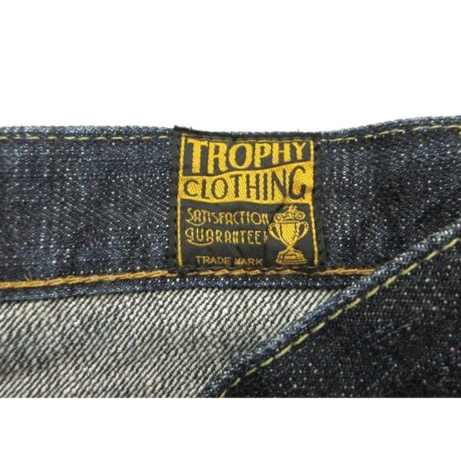 Trophy Clothing TROPHY CLOTHING 1605 denim pants Indigo Jeans 30 Mens Indigo Vintage? Size US 30 / EU 46 - 4 Thumbnail