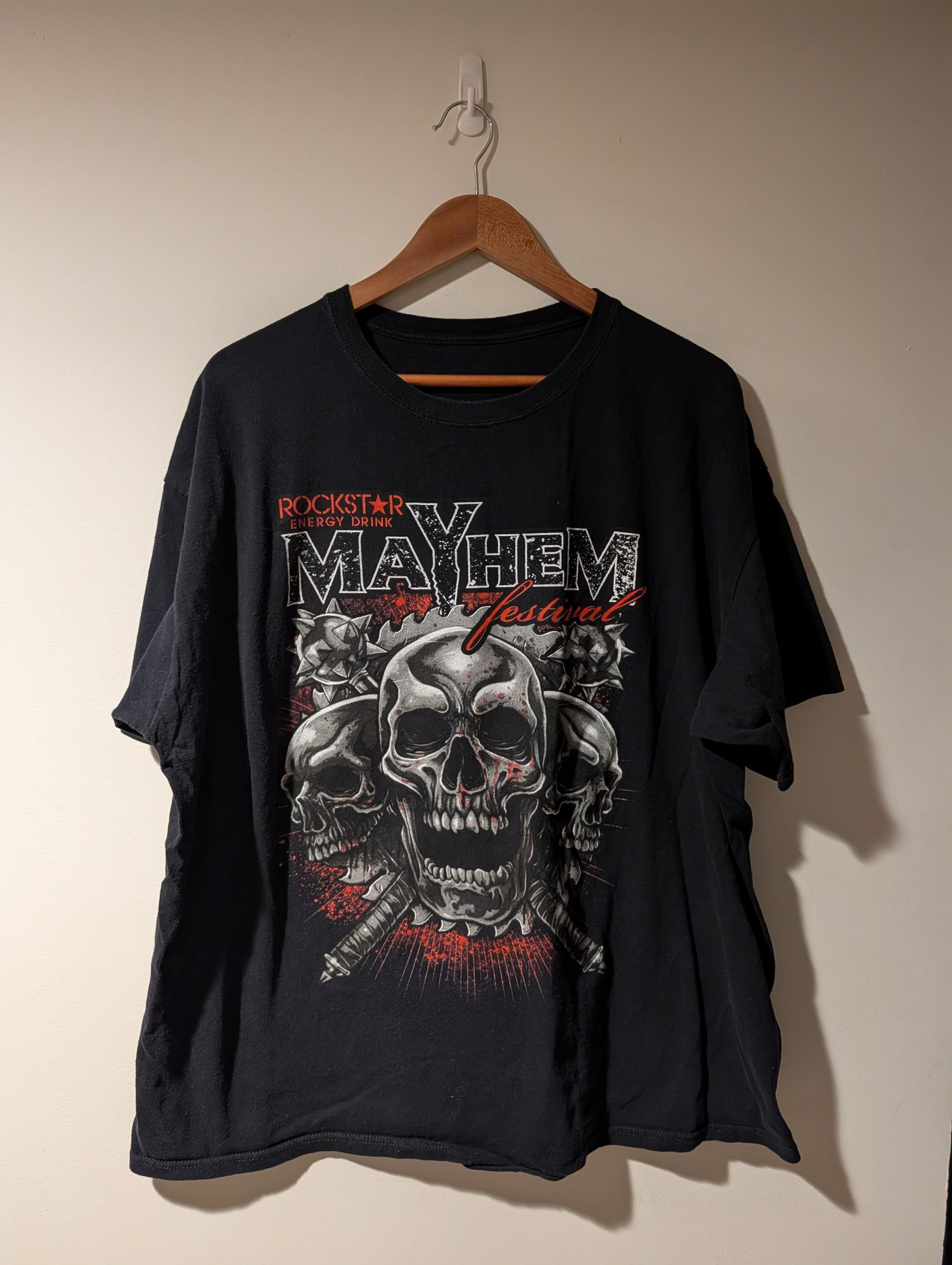 Band Tees Vintage 2012 Mayhem Festival Rockstar Tour XX-Large T-Shirt Size US XXL / EU 58 / 5 - 1 Thumbnail