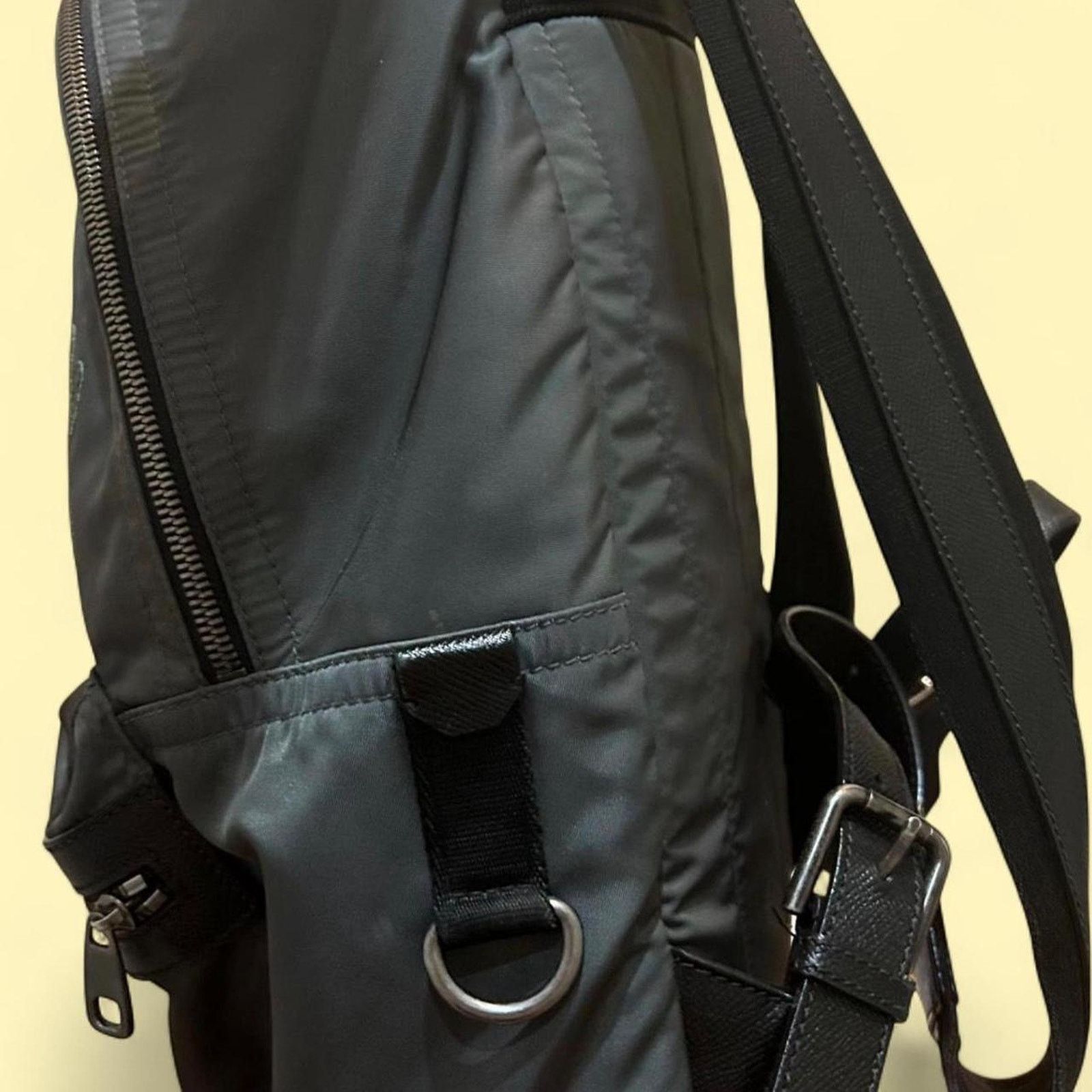Dolce & Gabbana Dolce&Gabbana Vulcano Cowboy Patch LG Backpack in BLK/Slate Size ONE SIZE - 8 Thumbnail