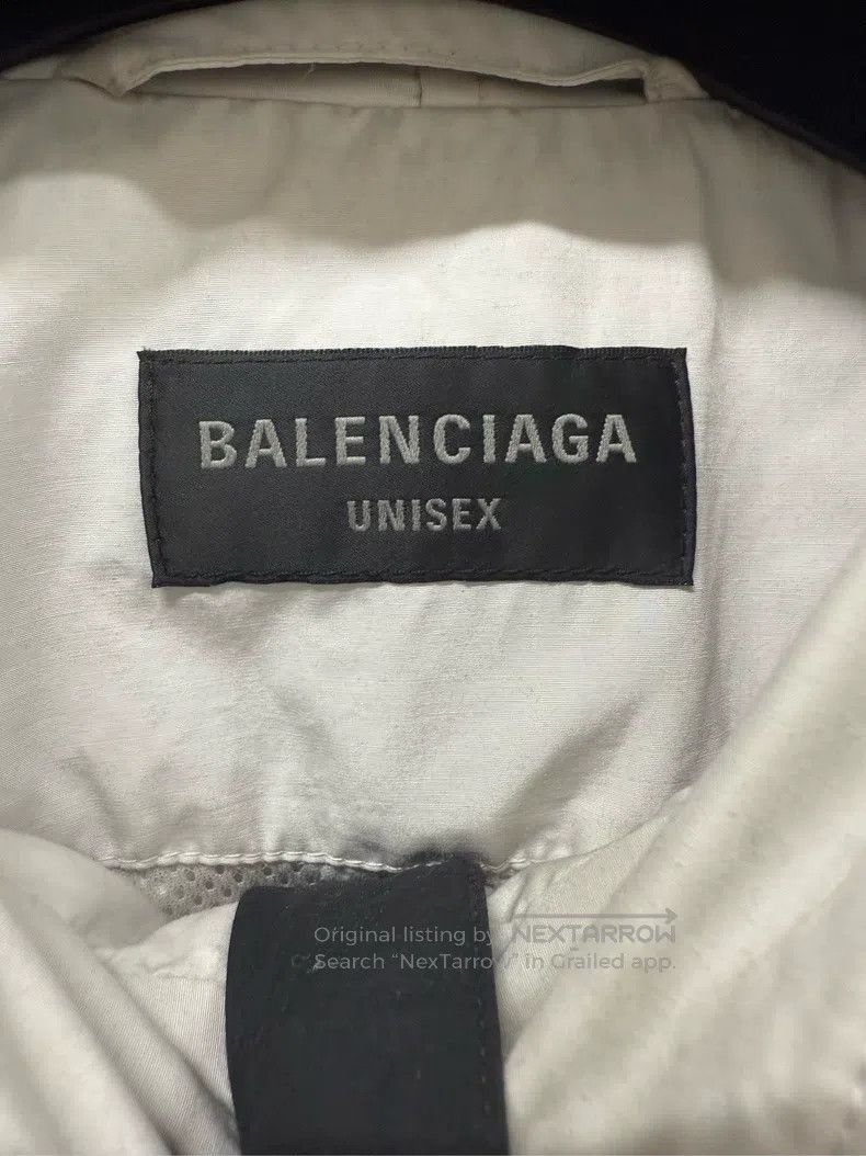 Balenciaga Balenciaga Silver Masking Tape Logo Printed Hooded Sweatsh Size US M / EU 48-50 / 2 - 3 Thumbnail