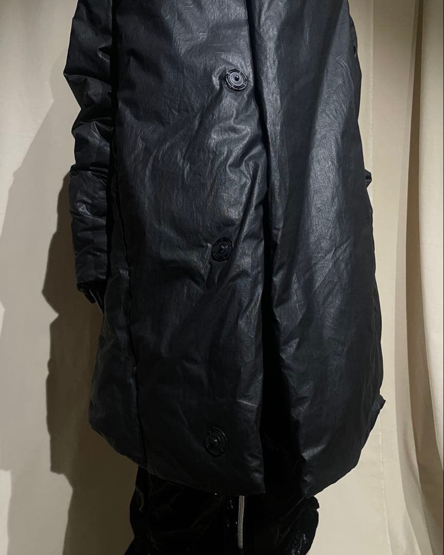 Barbara I Gongini Barbara I Gongini - ‘Coal MAN’ Coated Deformed Puffer Jacket Size US M / EU 48-50 / 2 - 4 Thumbnail