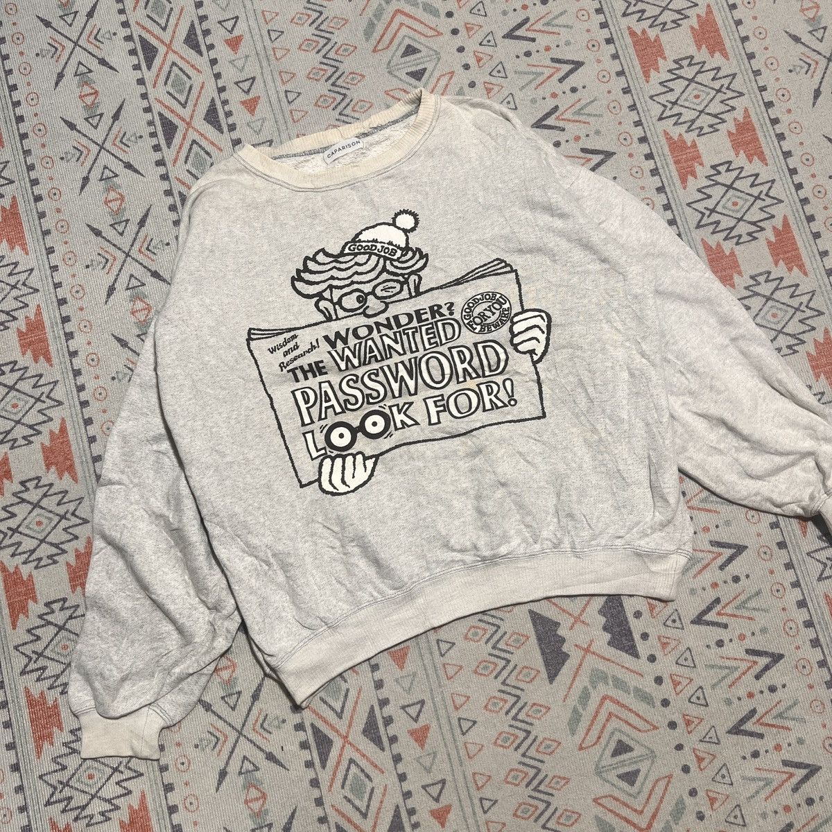 Japanese Brand Humor Design Sweatshirt Size US M / EU 48-50 / 2 - 1 Thumbnail