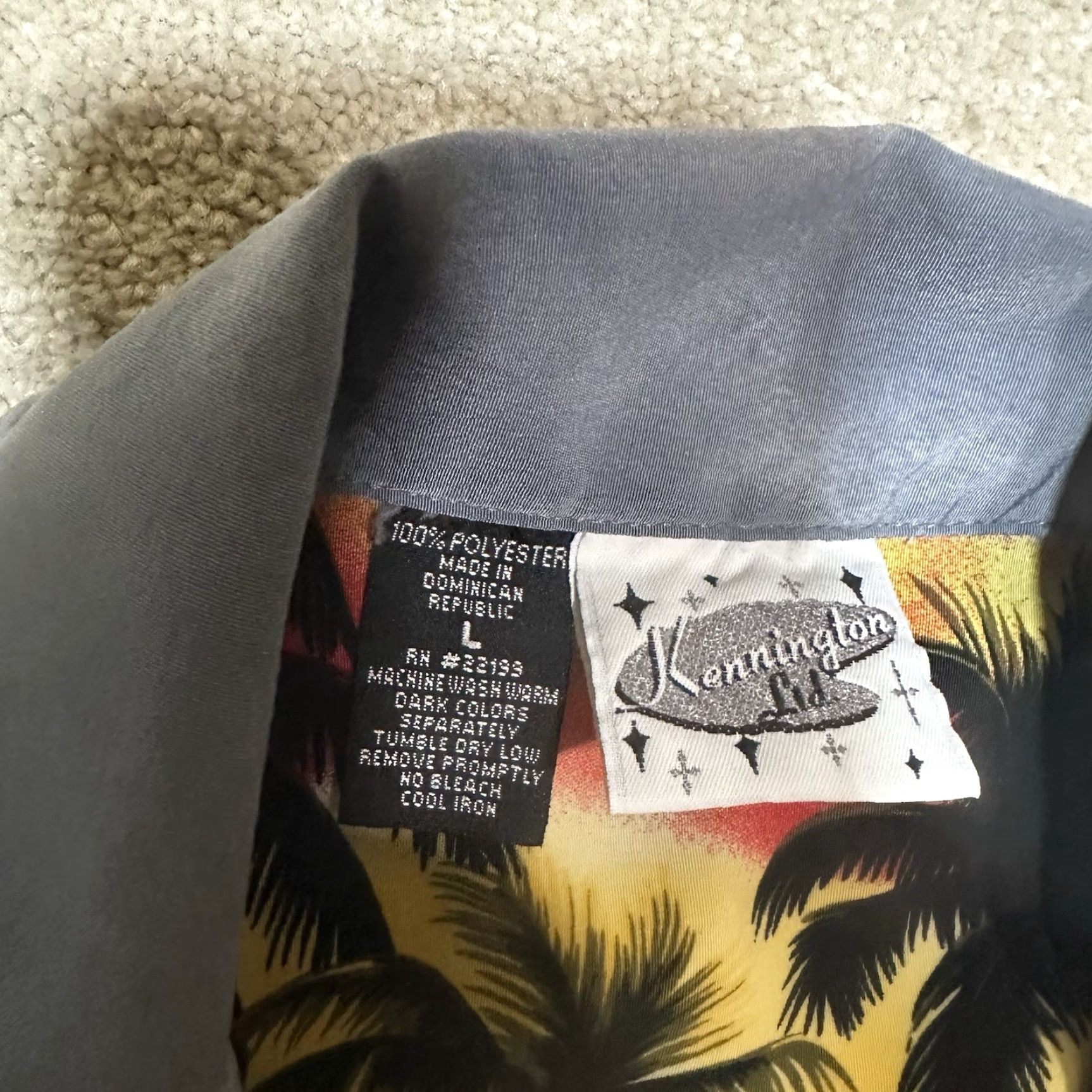 Vintage VINTAGE Kennington California Shirt Mens Large Sunset Surf Palm Trees Shirt Size US L / EU 52-54 / 3 - 5 Thumbnail