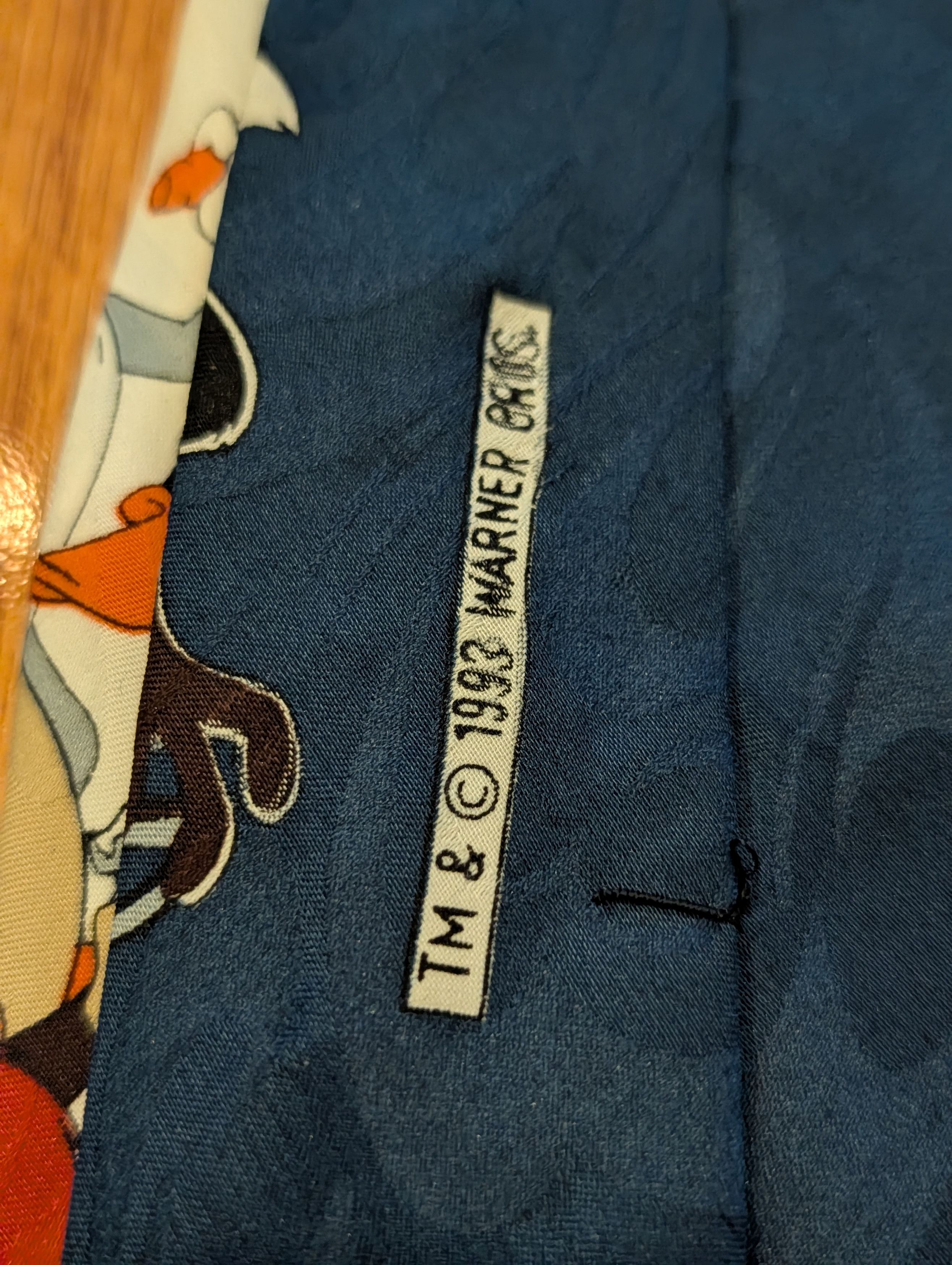 Cartoon Network VTG 1993 Warner Bros Balancine Hot Cakes Bugs Taz Daffy Tie Size ONE SIZE - 2 Thumbnail