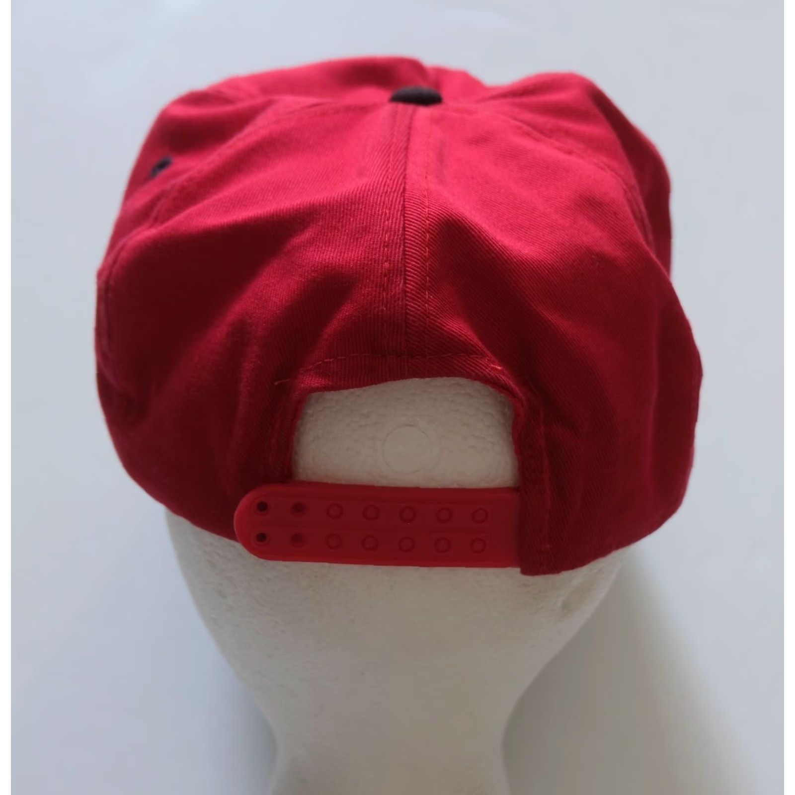 Vintage VINTAGE USA 80s 90s RACING FLAG FUNNY PUFF PRINT ADJUSTABLE BASEBALL HAT CAP ONESIZE Size ONE SIZE - 4 Thumbnail