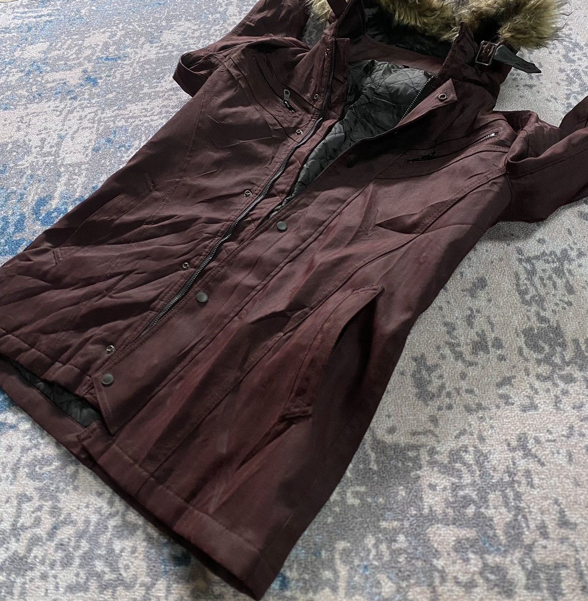HIDEAWAYS Japanes Hide Away Fur Jacket Ifsix vkei style Size US M / EU 48-50 / 2 - 4 Thumbnail