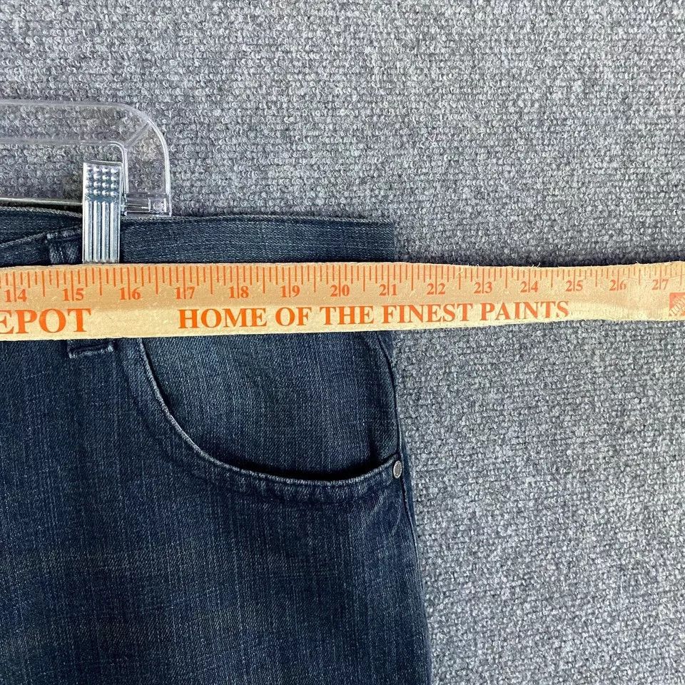 FUSAI FUSAI Jeans Men's 42x32 Straight Leg Denim Dark Wash Size US 42 / EU 58 - 3 Thumbnail
