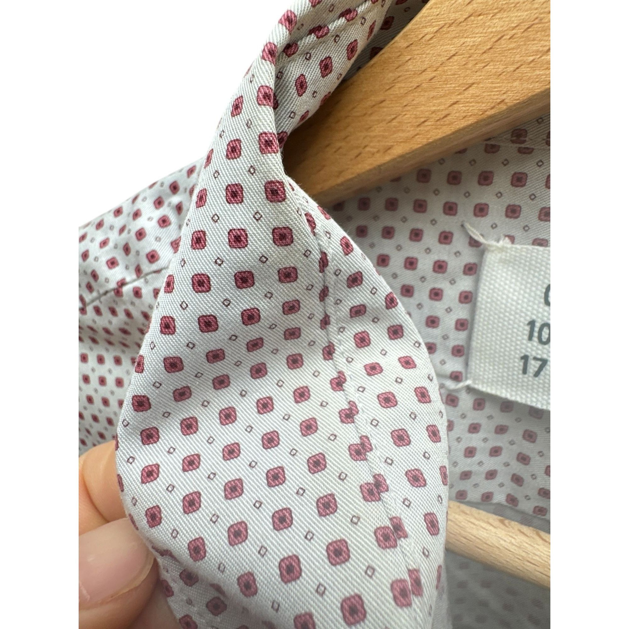 Maison Margiela Fall/Winter 2012 Red Micro-Pattern Shirt Size US M / EU 48-50 / 2 - 6 Thumbnail