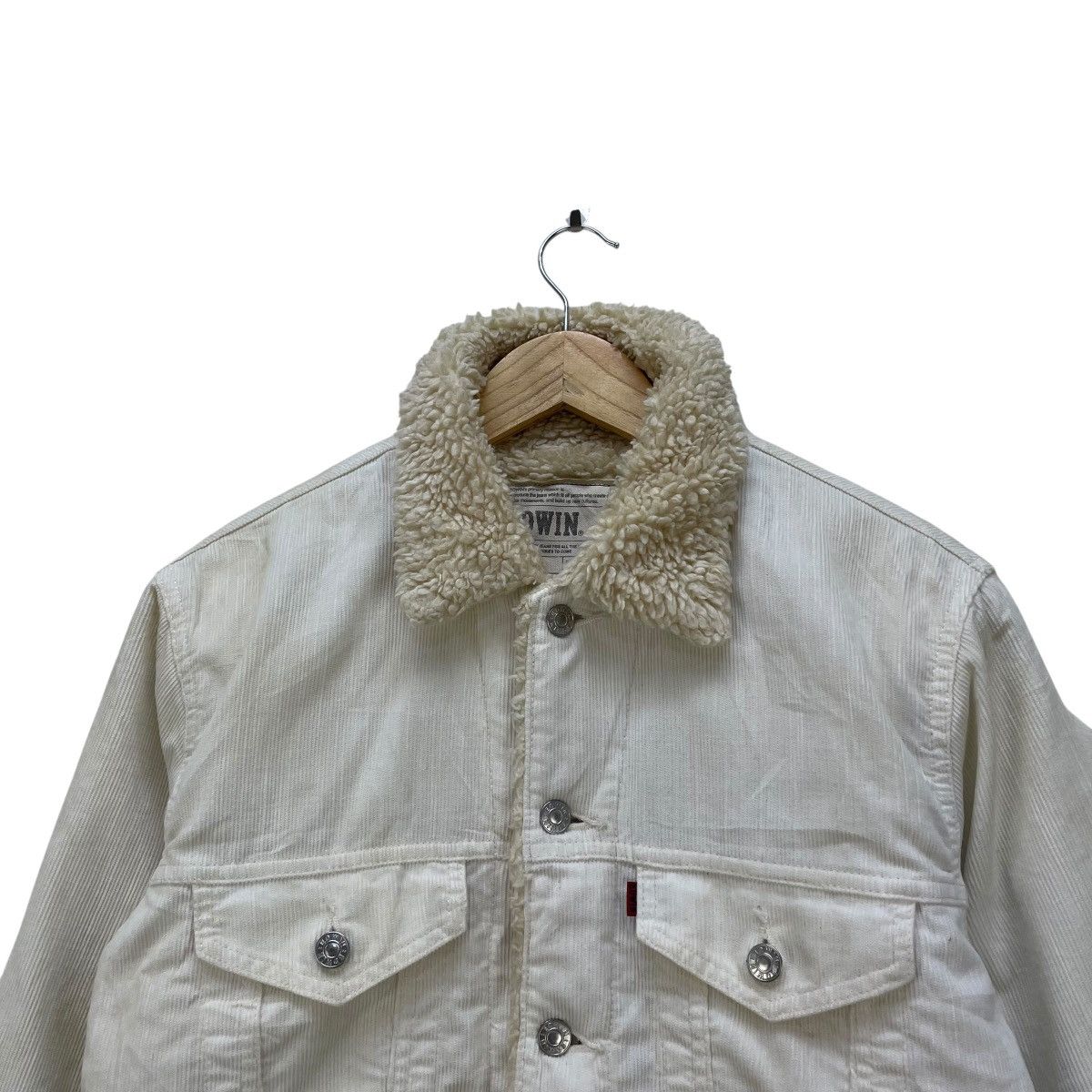 Edwin 💥Vintage Edwin Corduroy Blanket Shearling Jacket Size US S / EU 44-46 / 1 - 4 Thumbnail