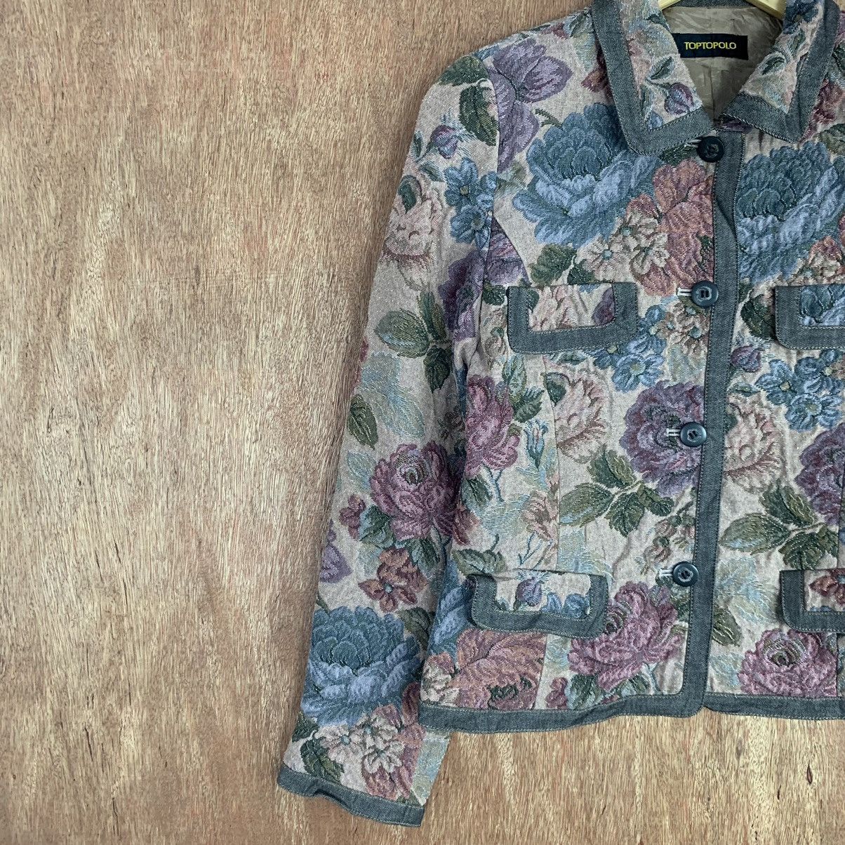 Japanese Brand × Vintage Toptopolo - Floral Vintage Jacket Size S / US 4 / IT 40 - 7 Thumbnail