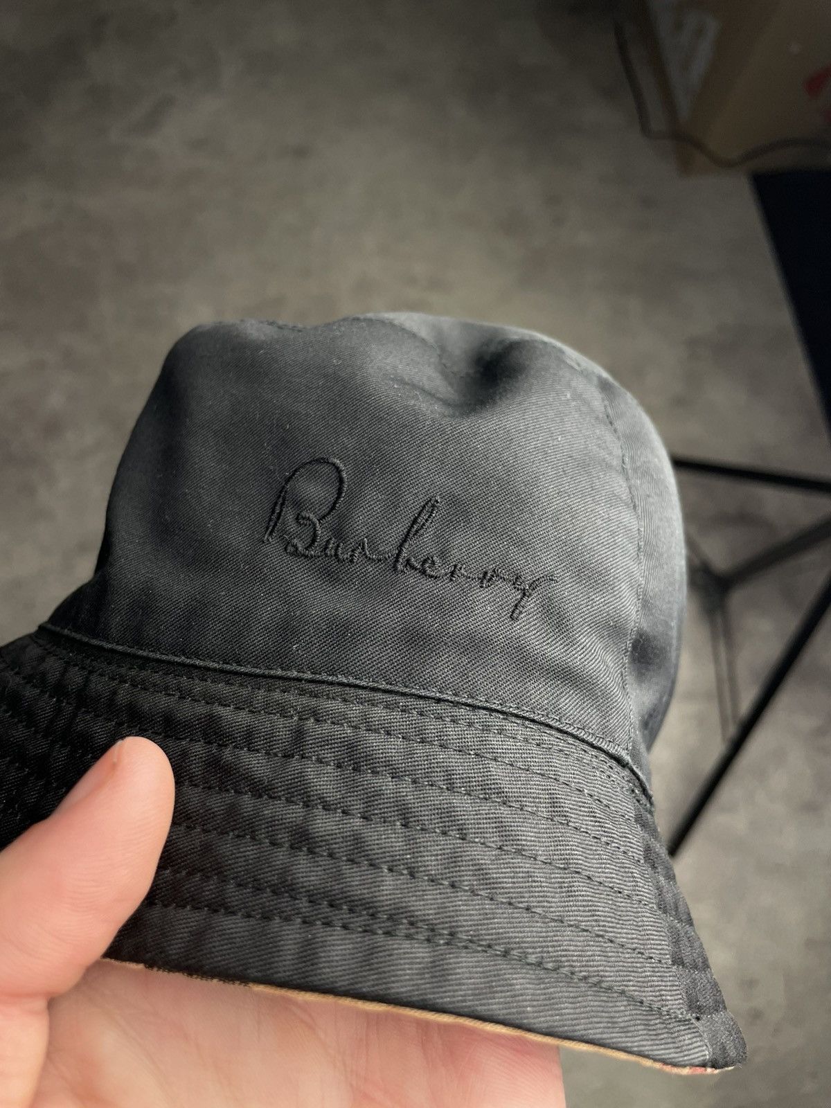 Burberry Vintage Burberry London 2 in 1 Panama hat Size ONE SIZE - 3 Thumbnail